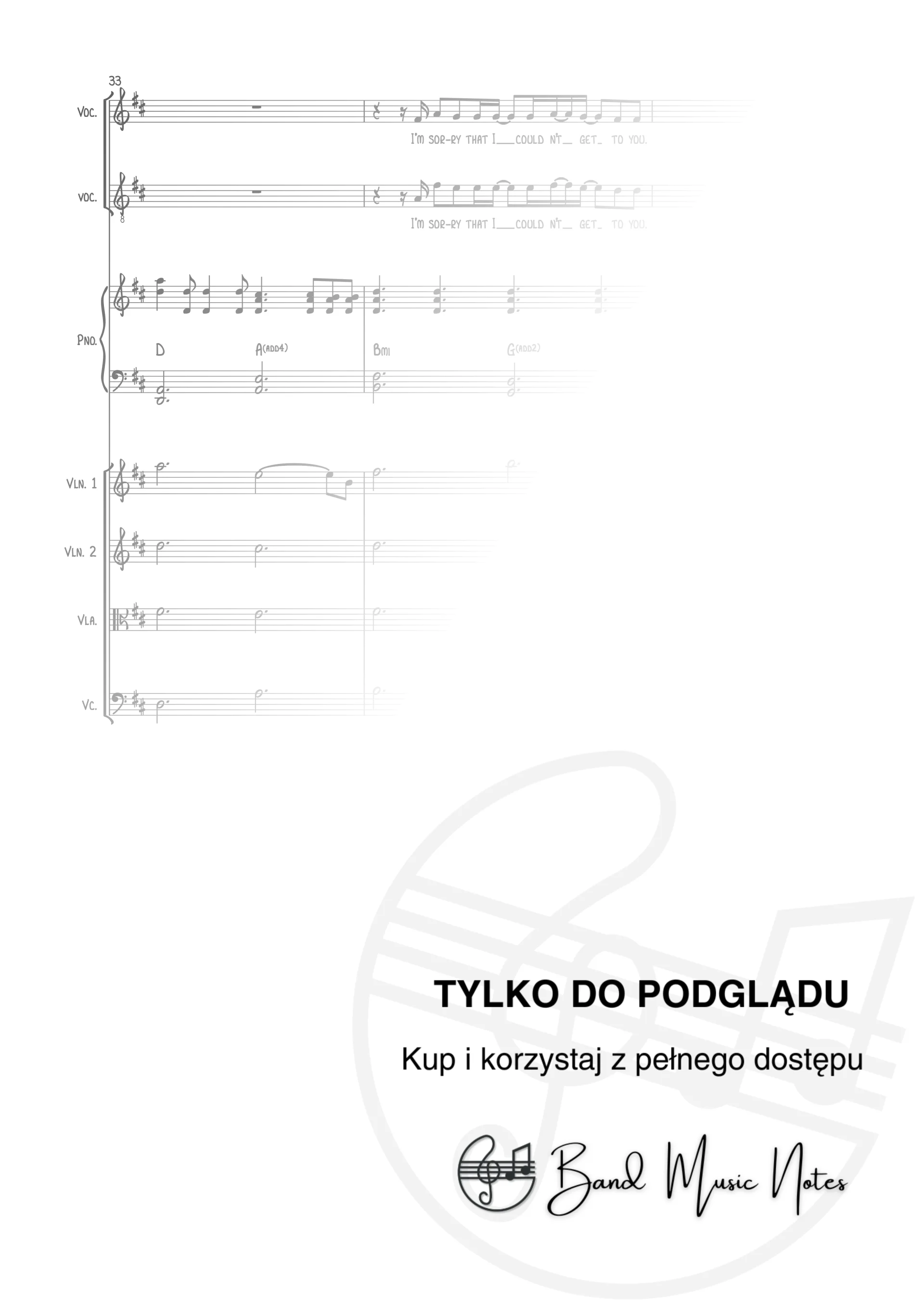 A Great Big World & Christina Aguilera - Say Something - Full Score_0011