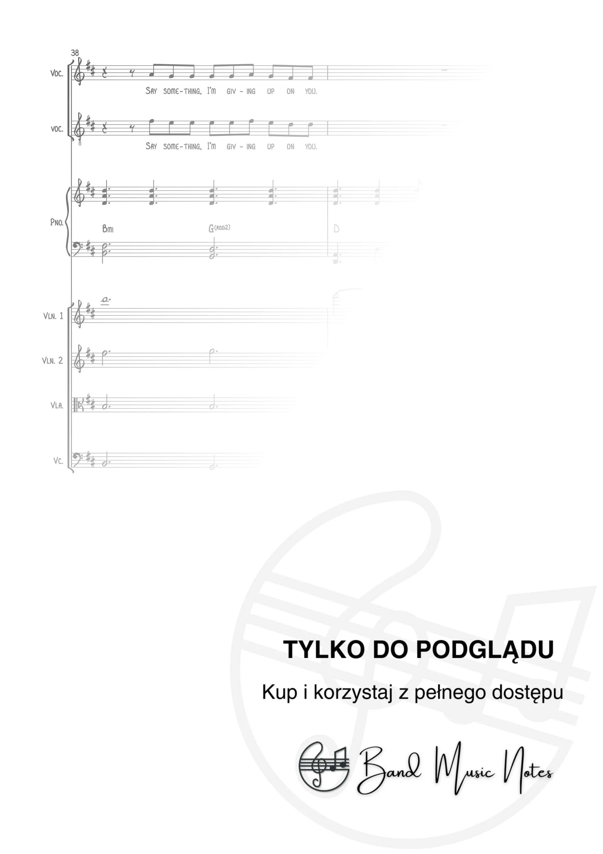 A Great Big World & Christina Aguilera - Say Something - Full Score_0013