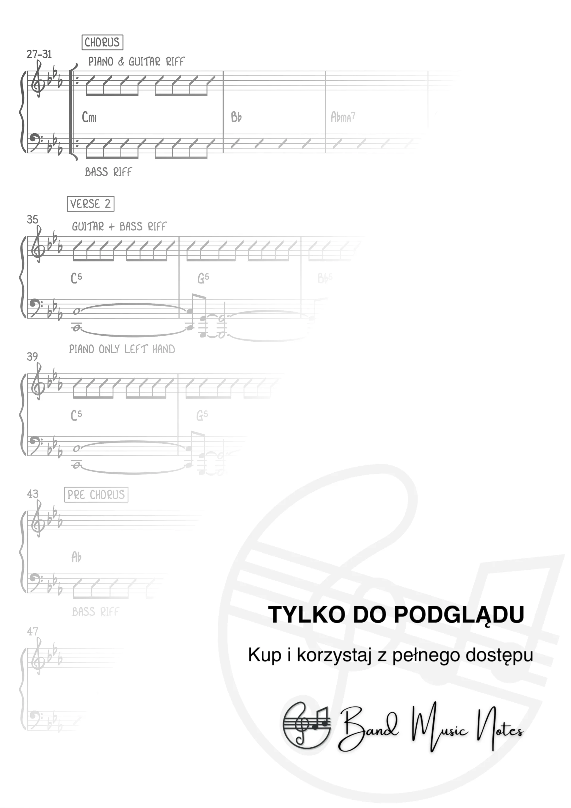 Adele - Rolling In The Deep - Band Score_0002