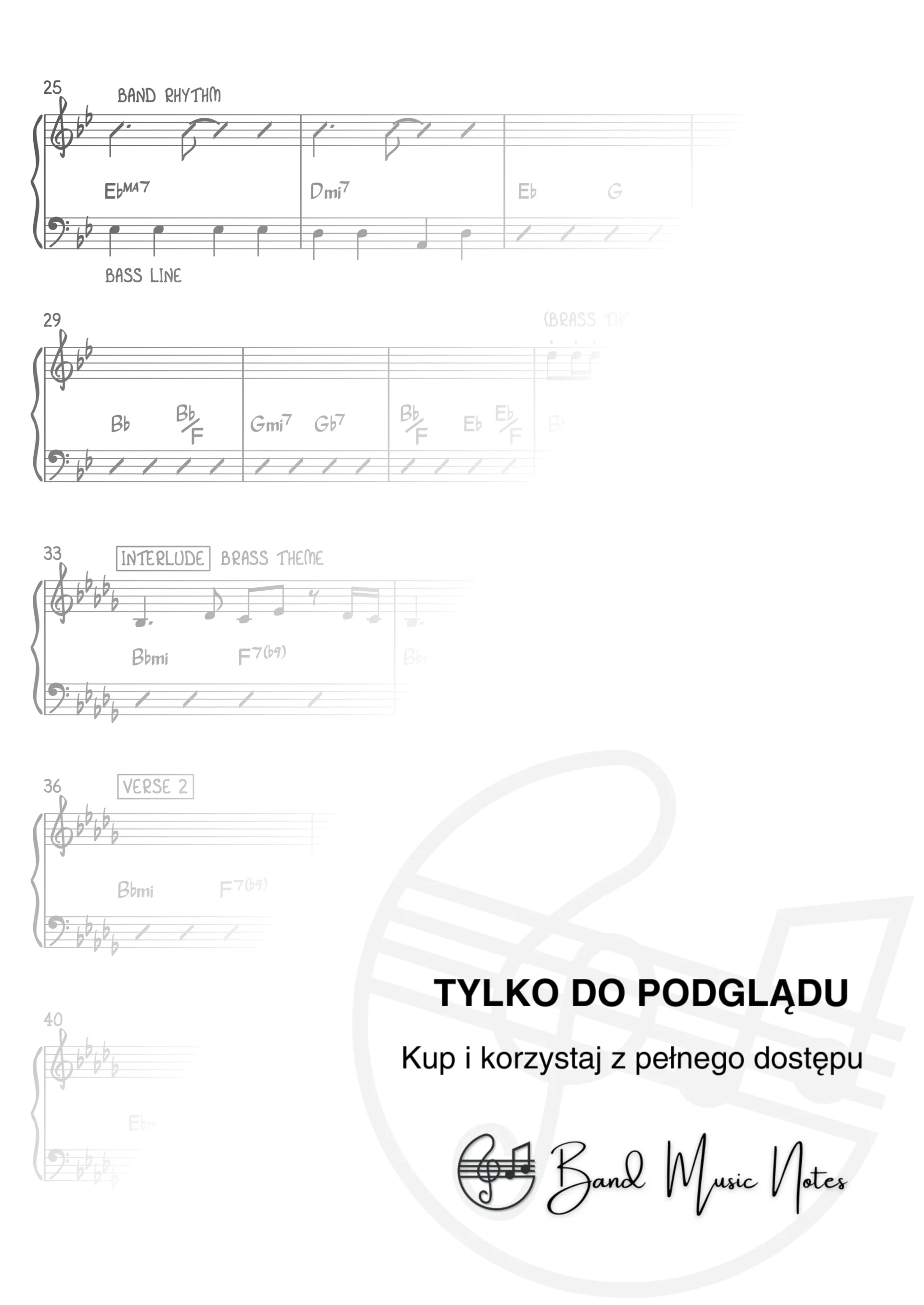 Adriano Celentano - Azzurro - Ver. Live - Band Score_0002