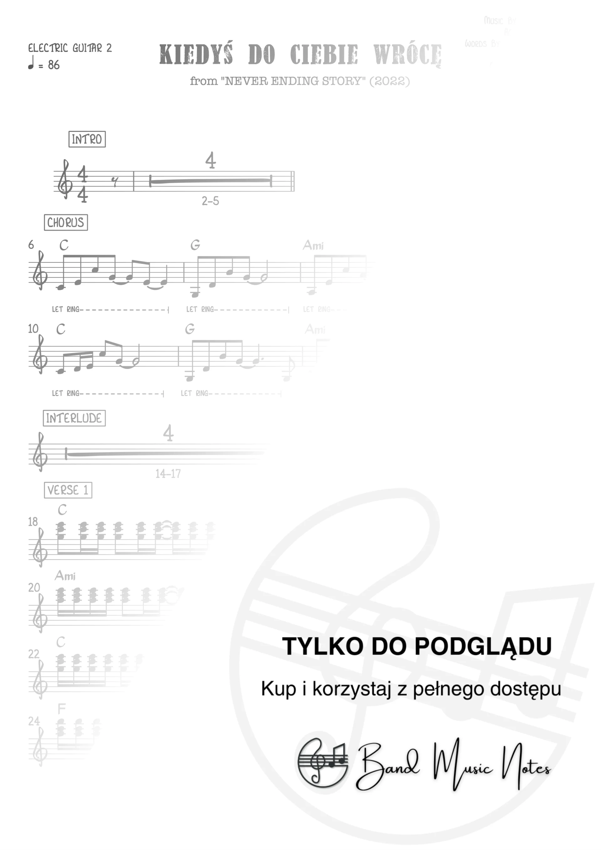 Agnieszka Chylińska - Kiedyś do Ciebie wrócę - Electric Guitar 2 Part_0001