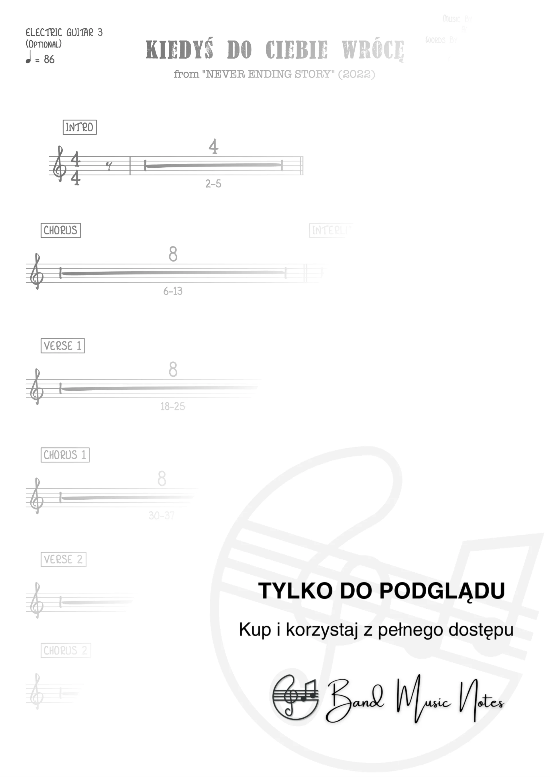 Agnieszka Chylińska - Kiedyś do Ciebie wrócę - Electric Guitar 3 Part_0001