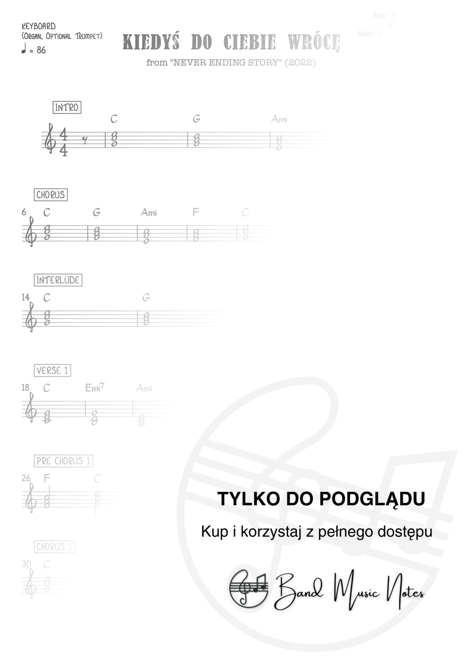 Agnieszka Chylińska - Kiedyś do Ciebie wrócę - Keyboard Part_0001