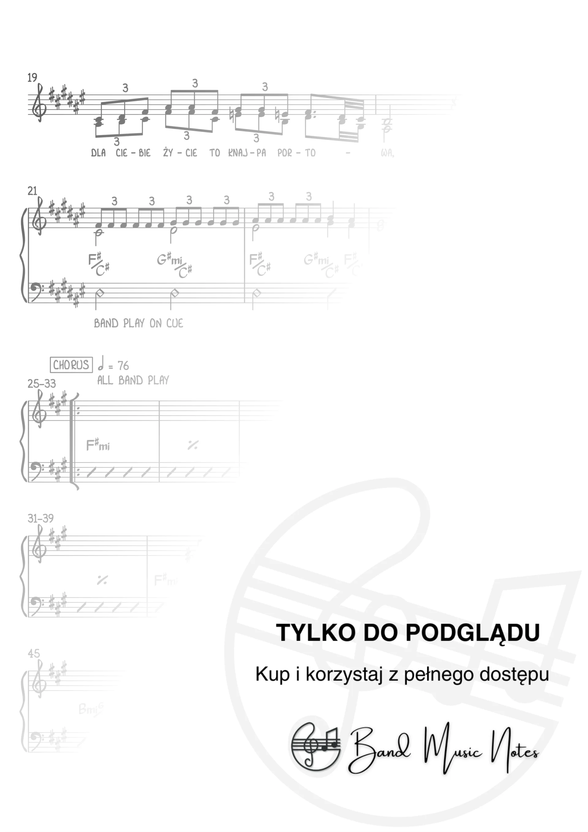 Alicja Majewska - Odkryjemy miłość nieznaną - Band Score_0002