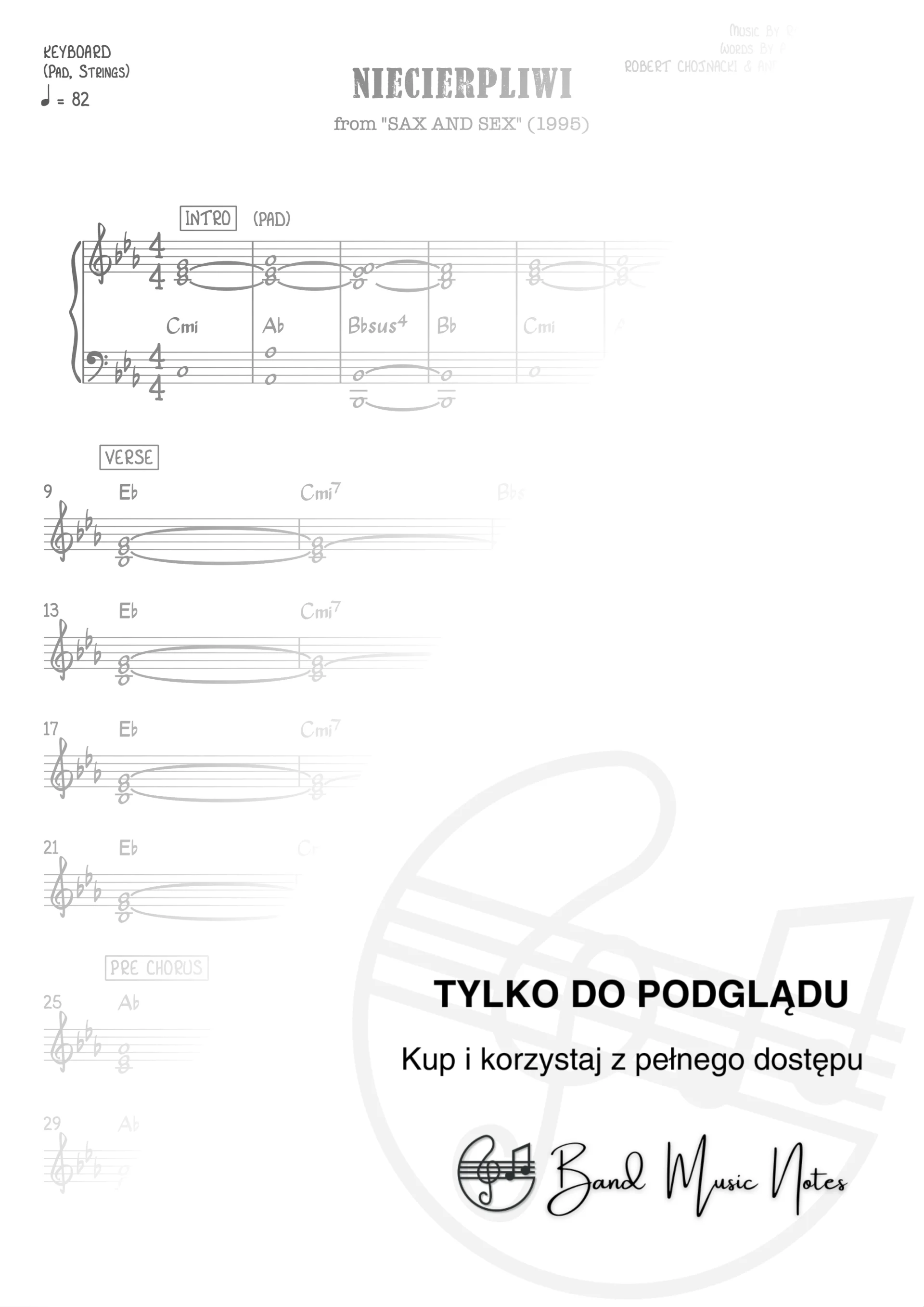 Andrzej Piaseczny & Robert Chojnacki - Niecierpliwi - Keyboard Part_0001