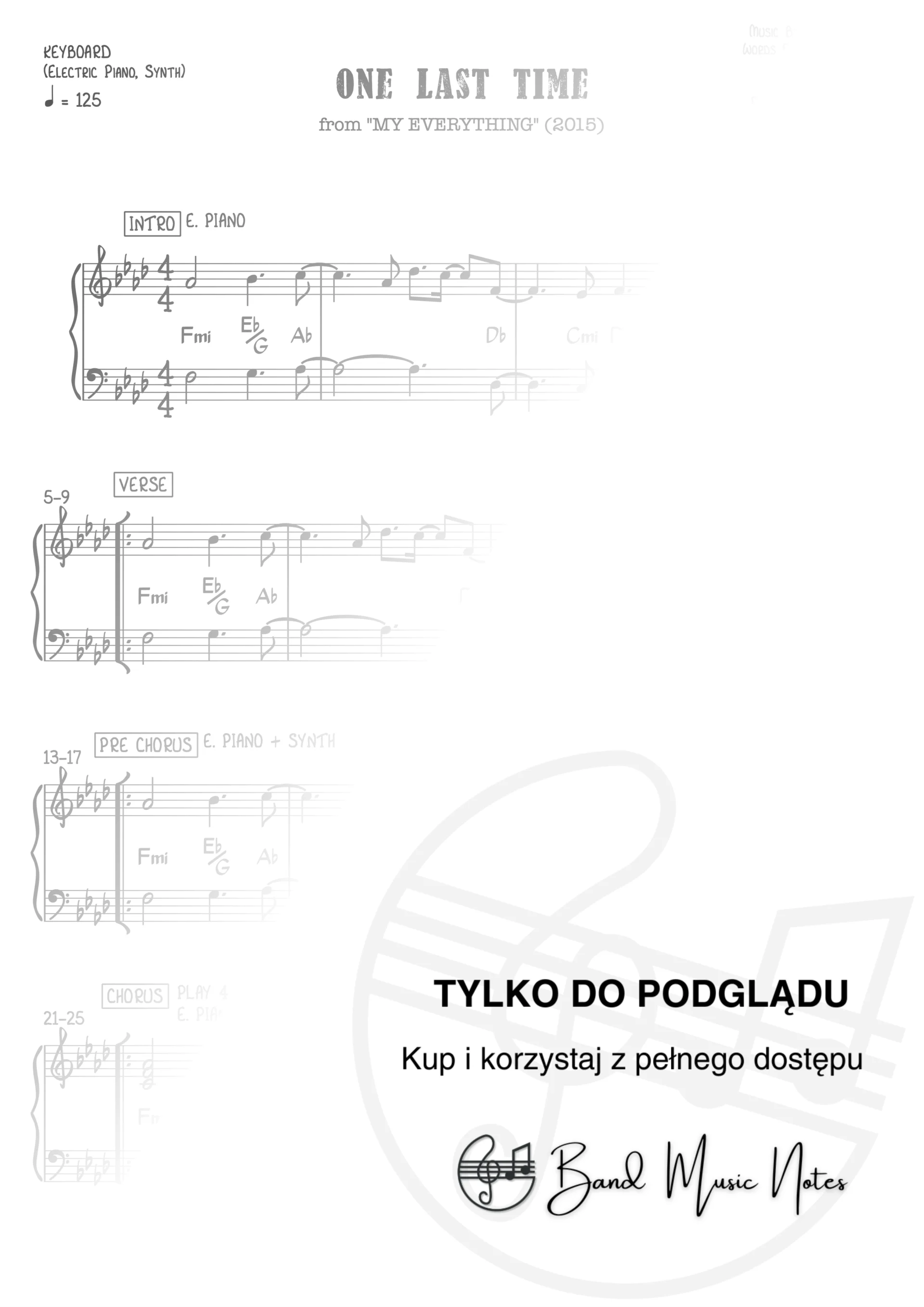 Ariana Grande - One Last Time - Keyboard Part_0001