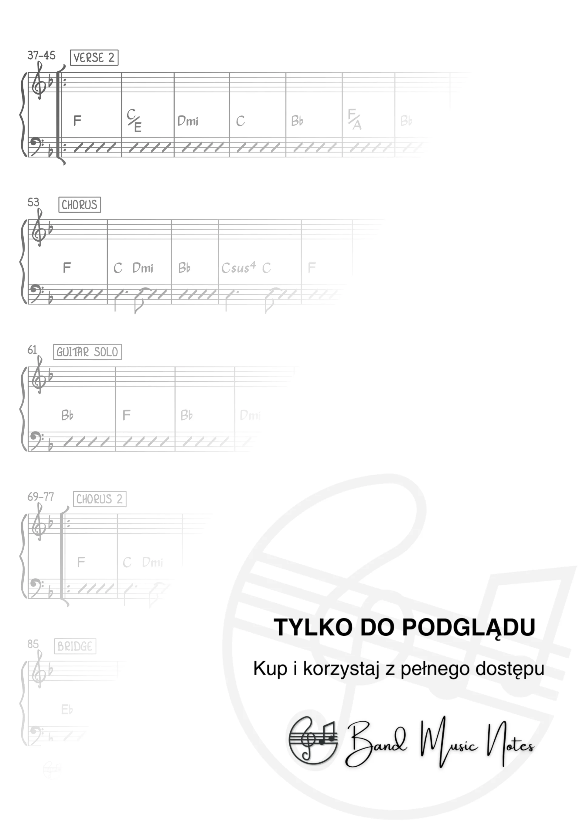 Bajm - Ta sama chwila - Band Score_0002