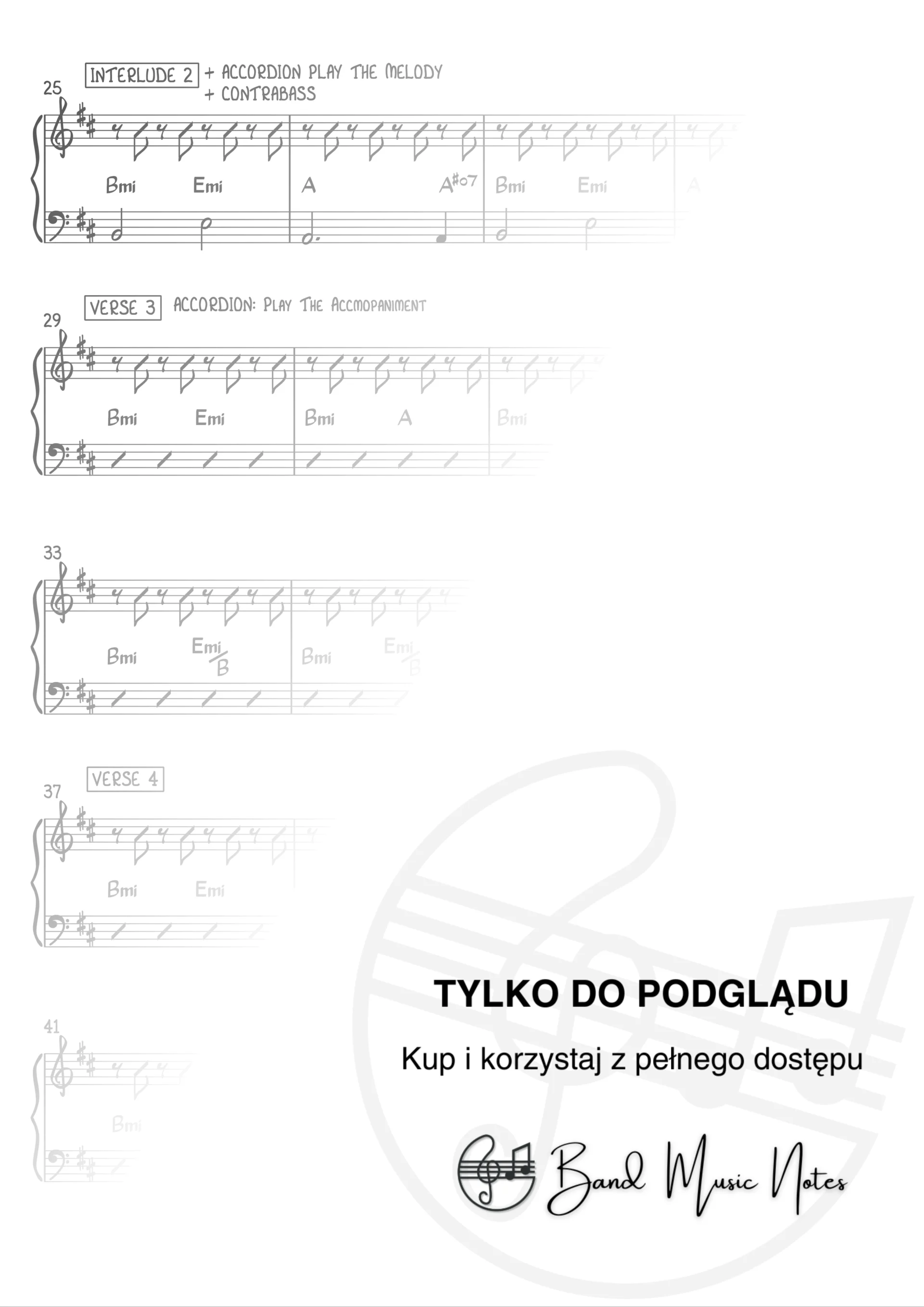 Bracia Dominikanie ze Szczecina - Góry syjońskie - Band Score_0002