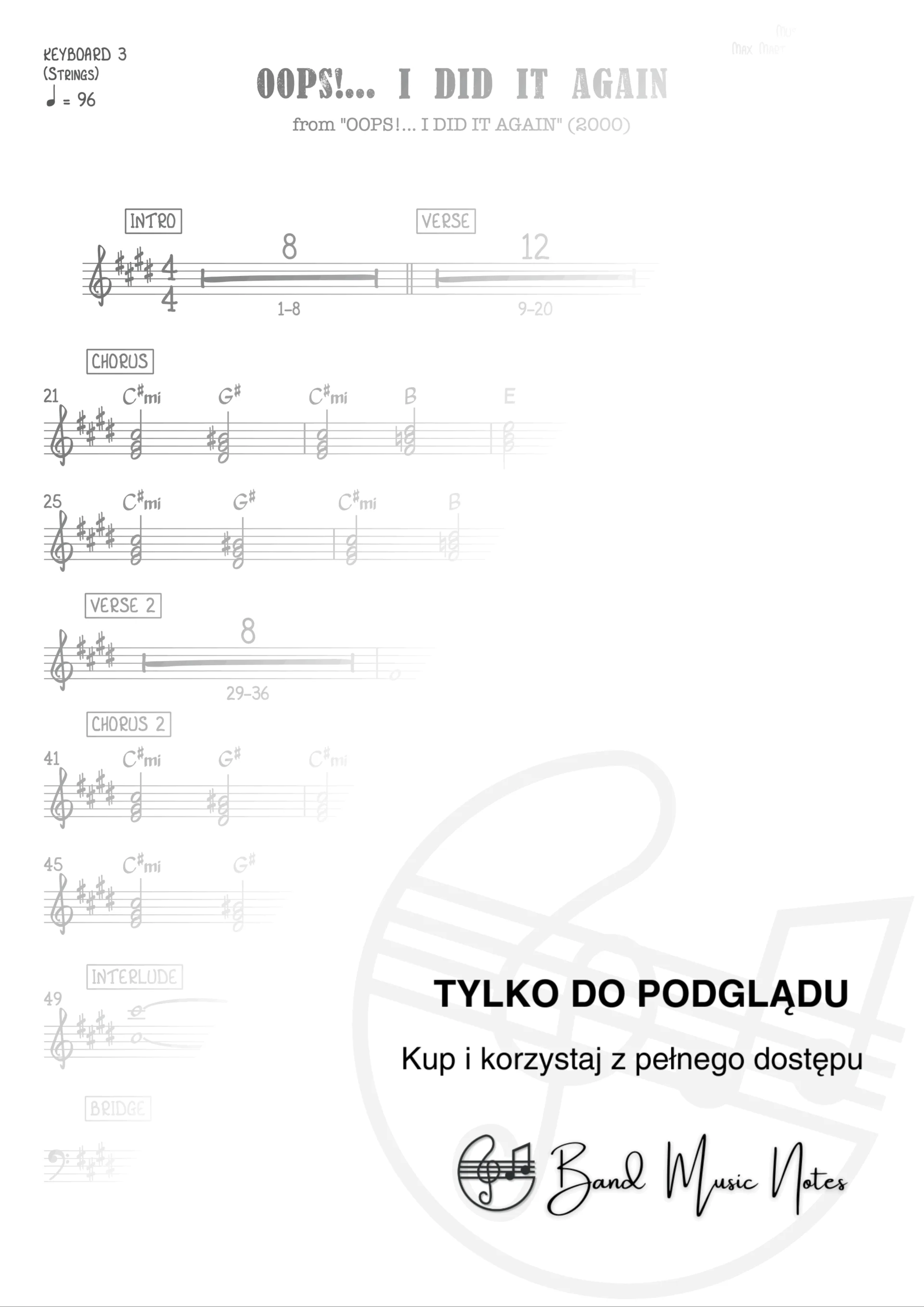 Britney Spears - Oops!... I Did It Again - Keyboard 3 Part_0001