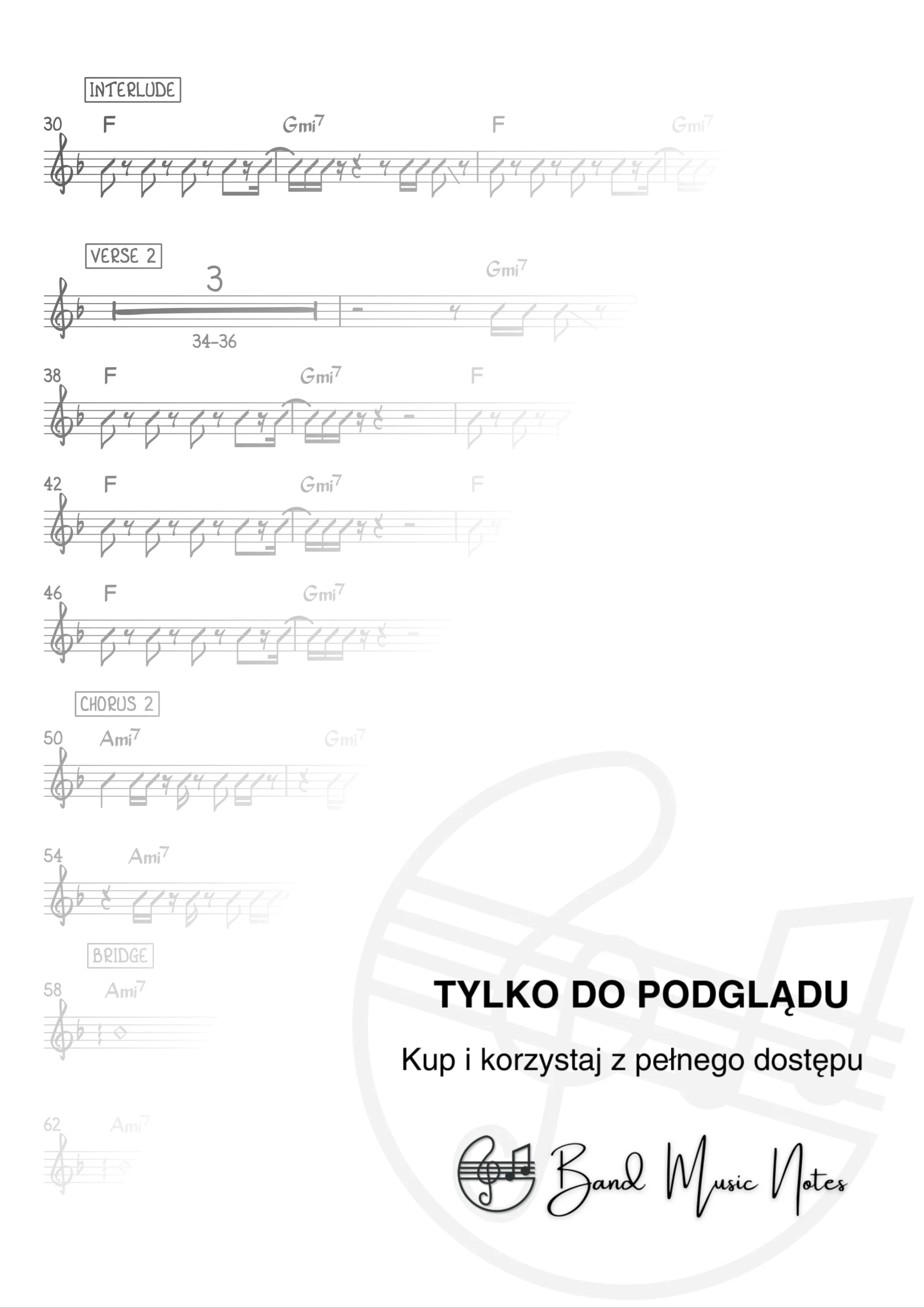 Bruno Mars - I Just Might - Electric Guitar 1 Part - Rhythmic Notation_0002