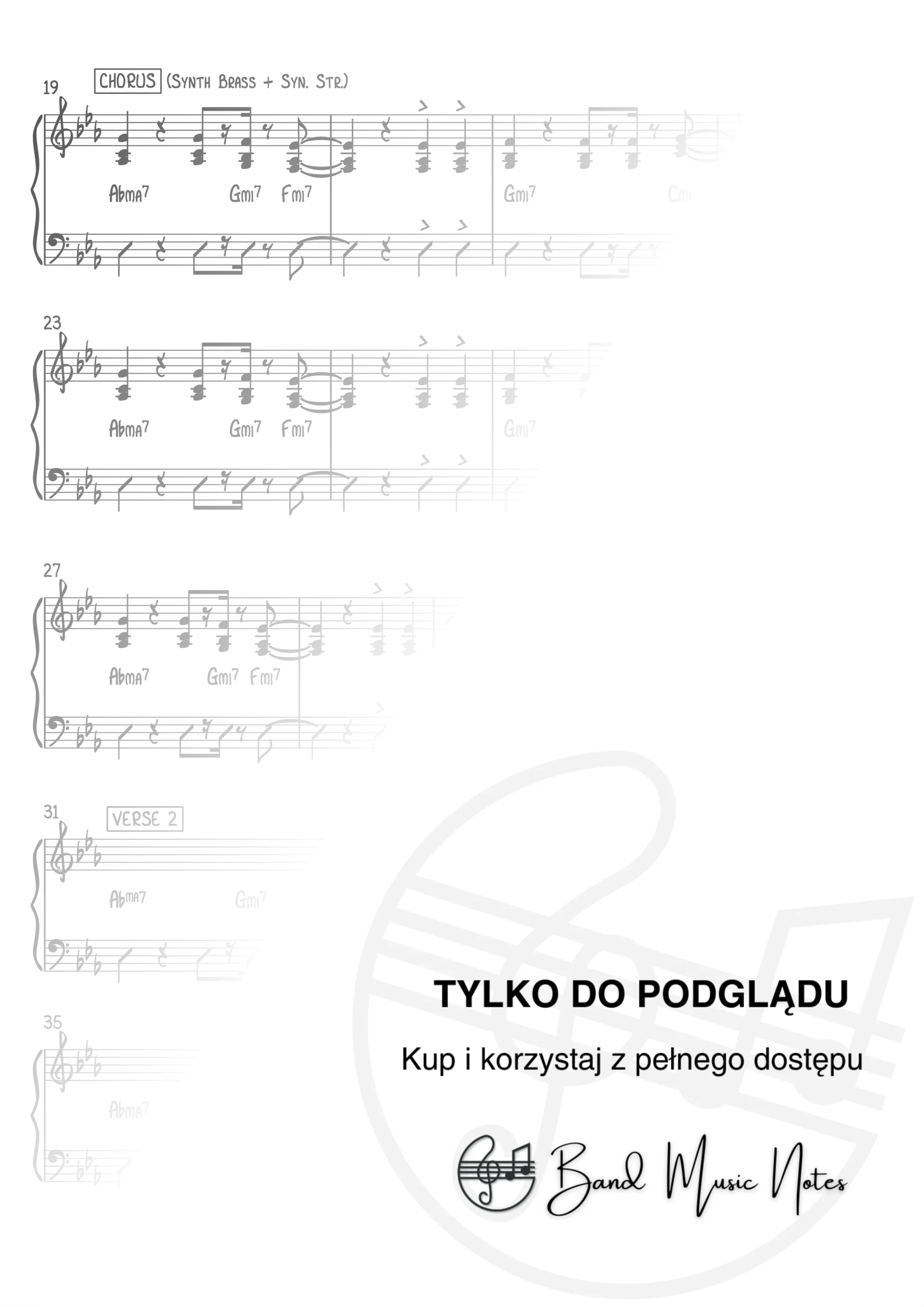 Bruno Mars - Treasure - Band Score_0002