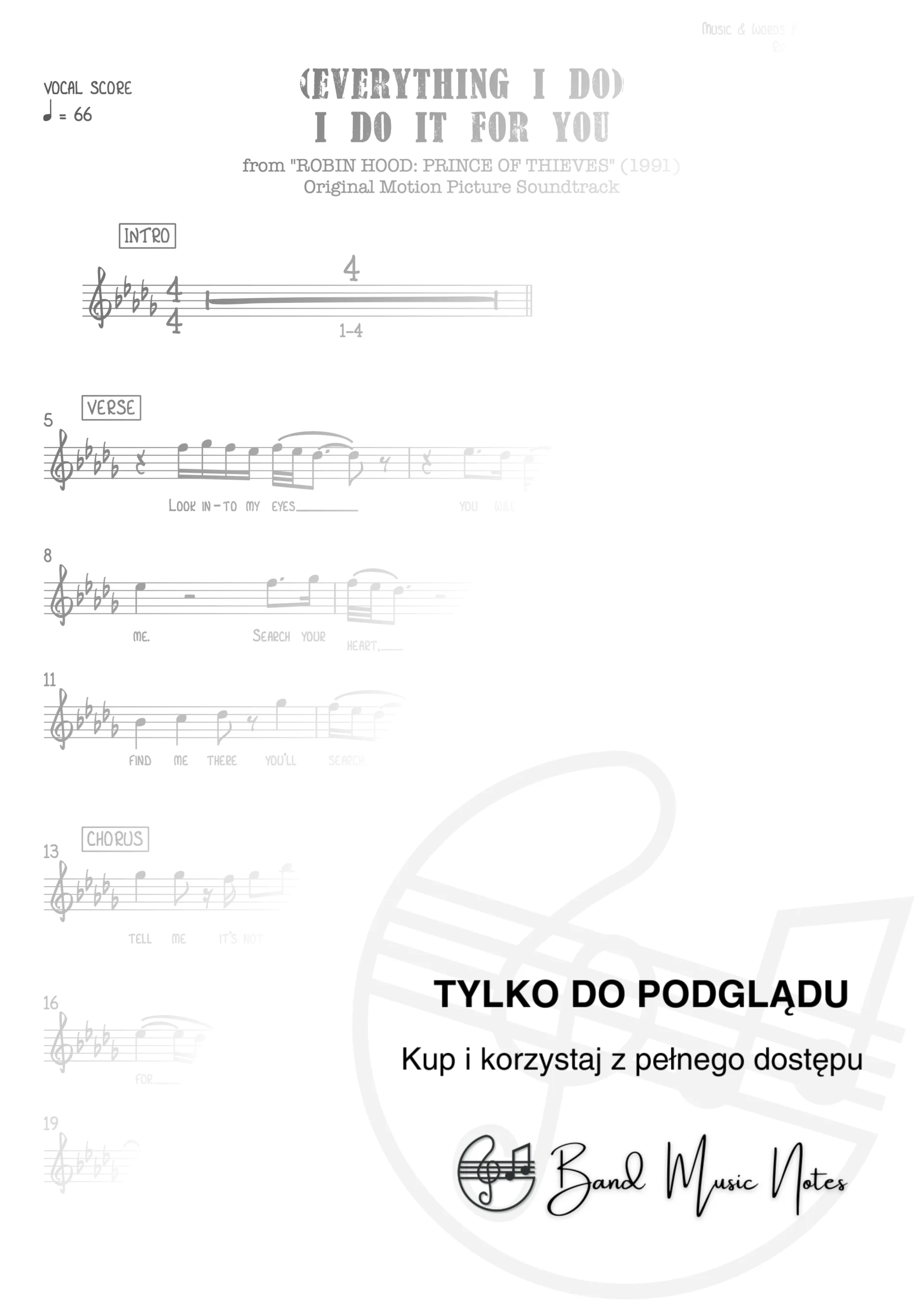 Bryan Adams - Everything I Do I Do It For You - Vocal Score_0001