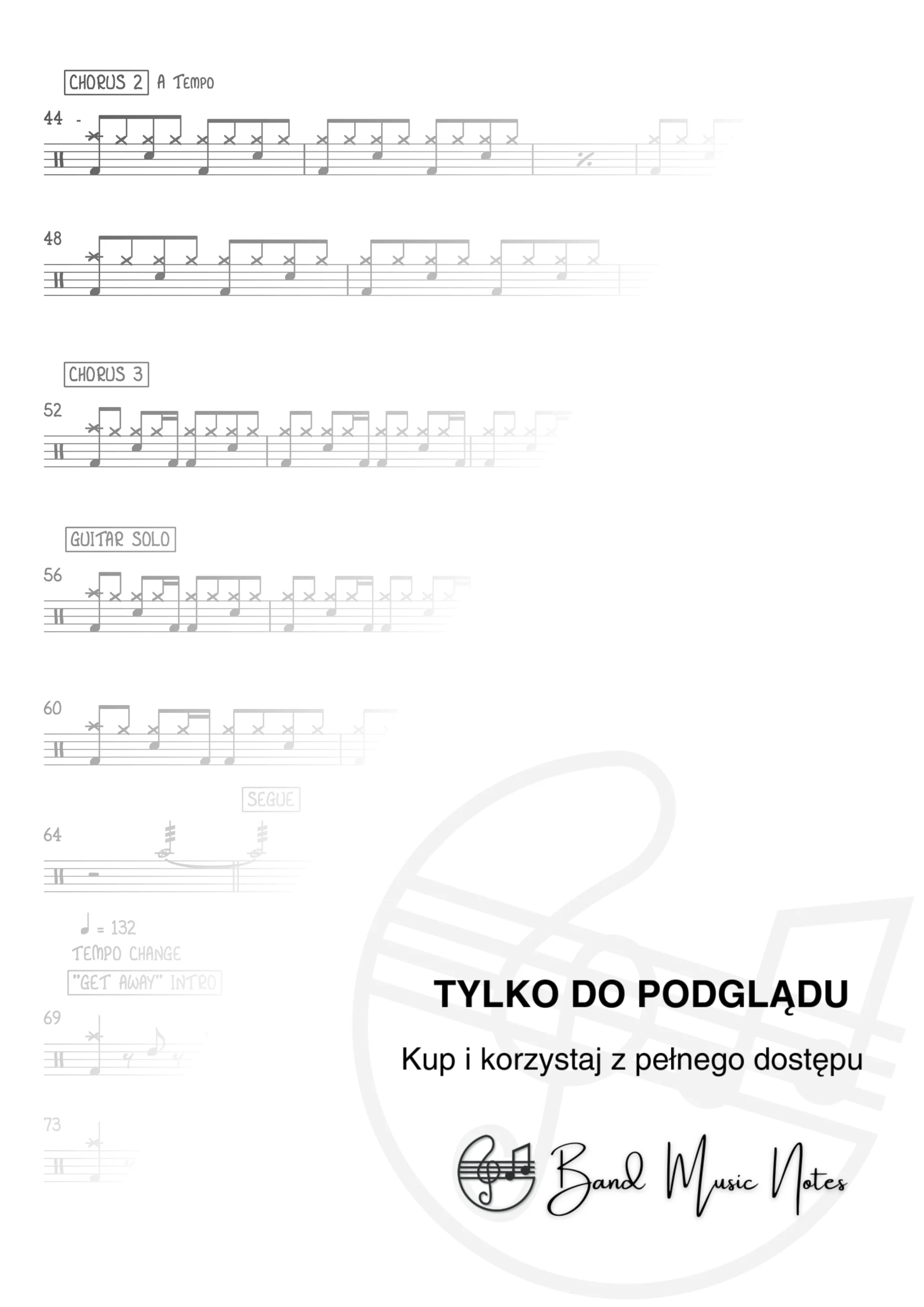 Chicago - Hard To Say I'm Sorry - Get Away - Drum Set Part_0002