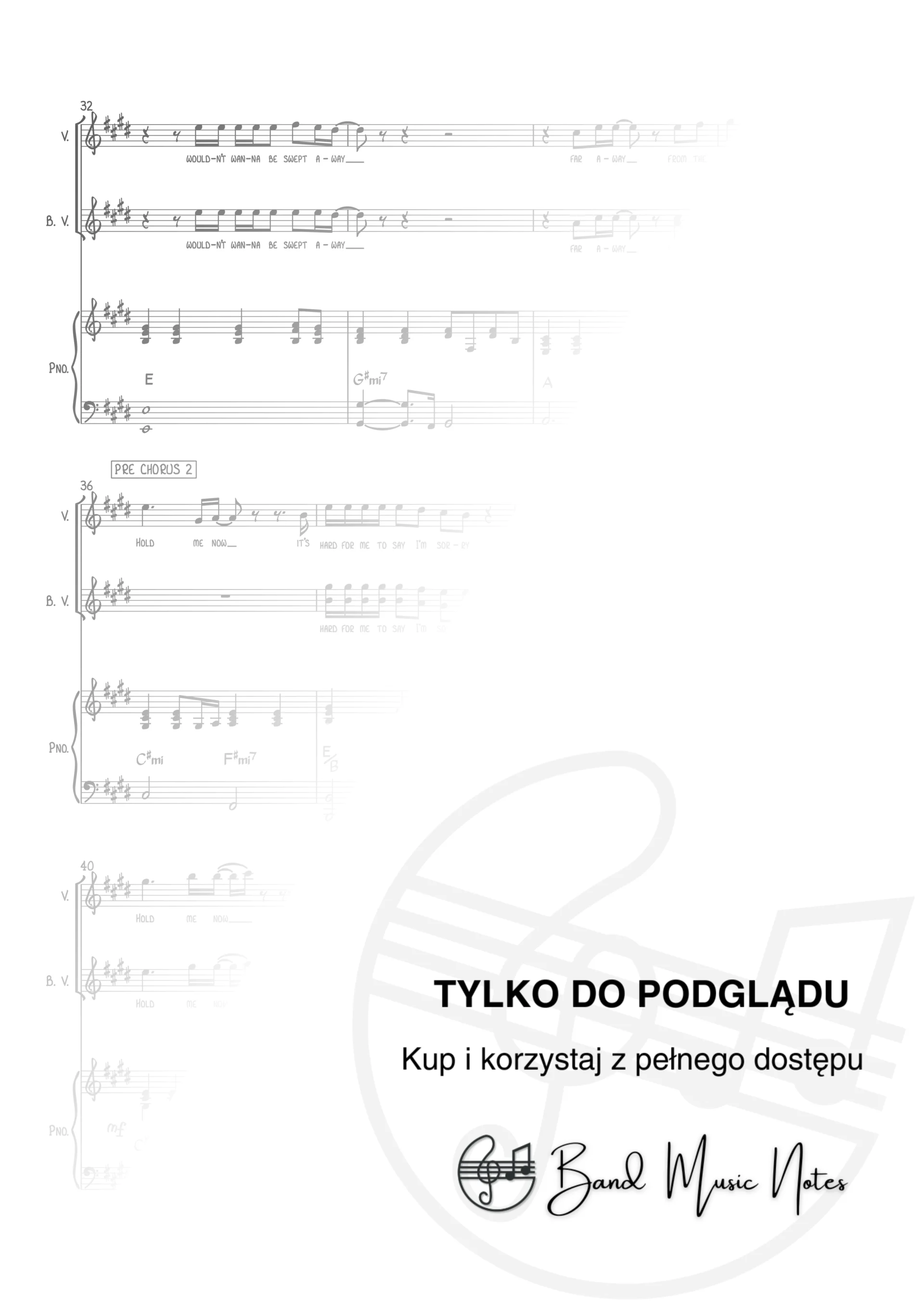 Chicago - Hard To Say I'm Sorry - Get Away - Piano & Vocal Score_0004