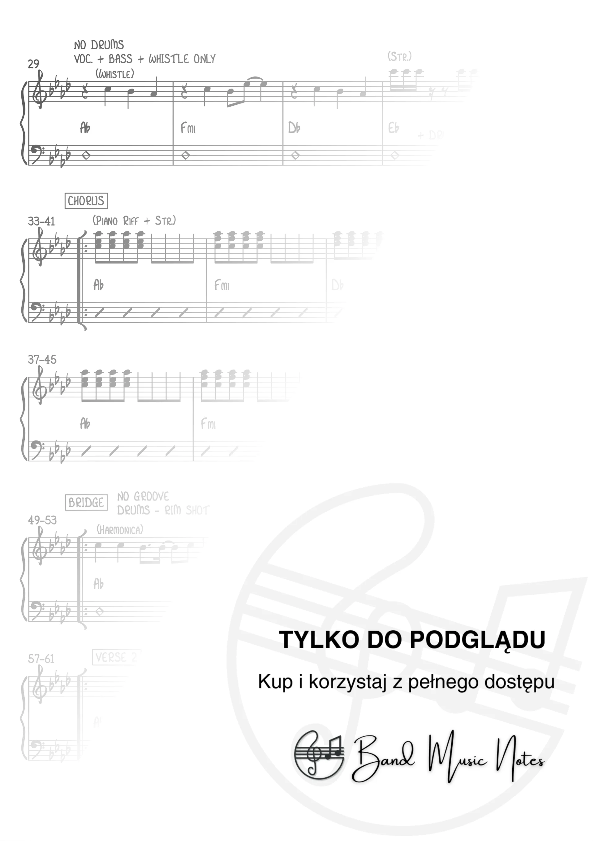 Cleo - Za krokiem krok - Band Score_0002