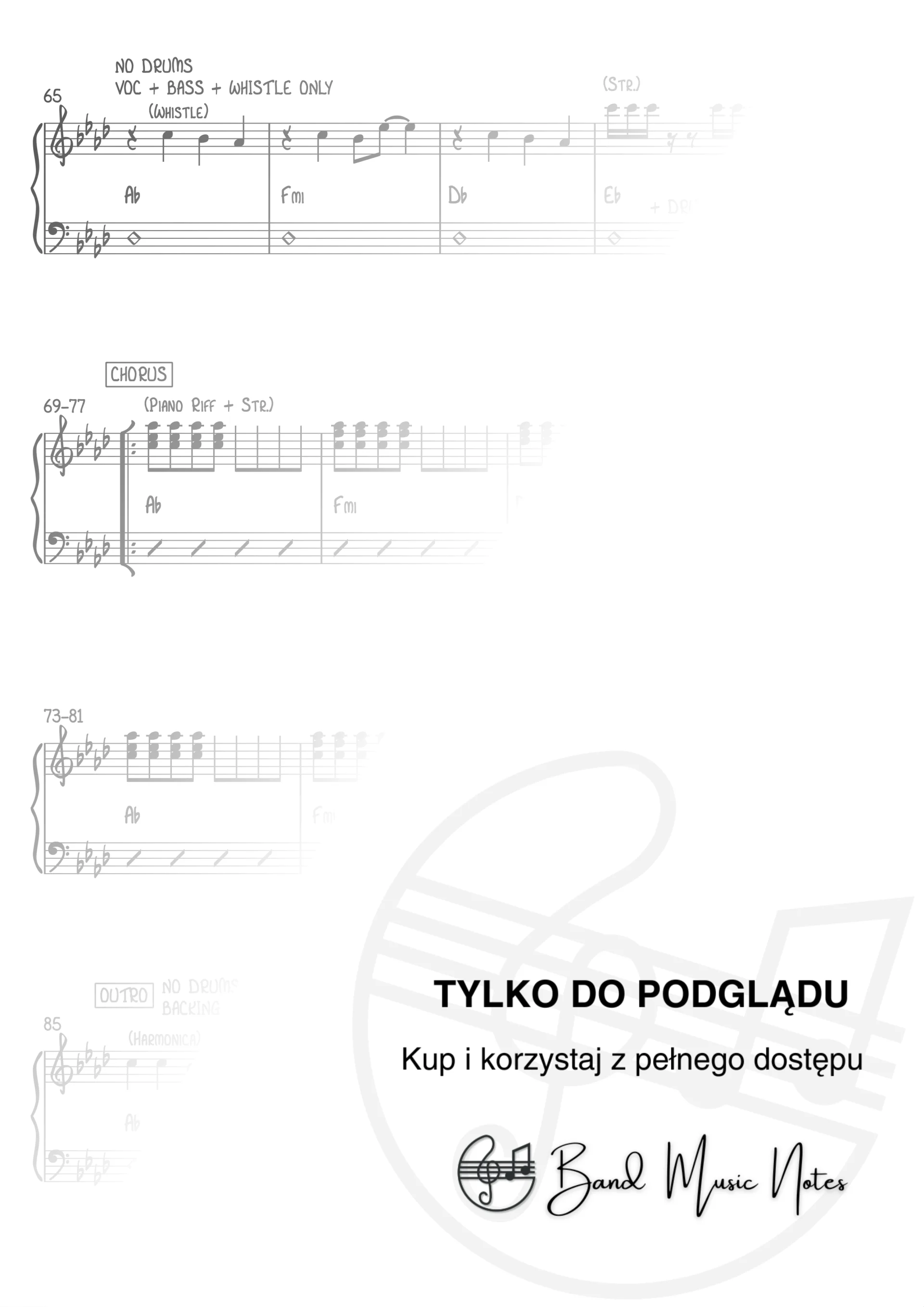 Cleo - Za krokiem krok - Band Score_0003