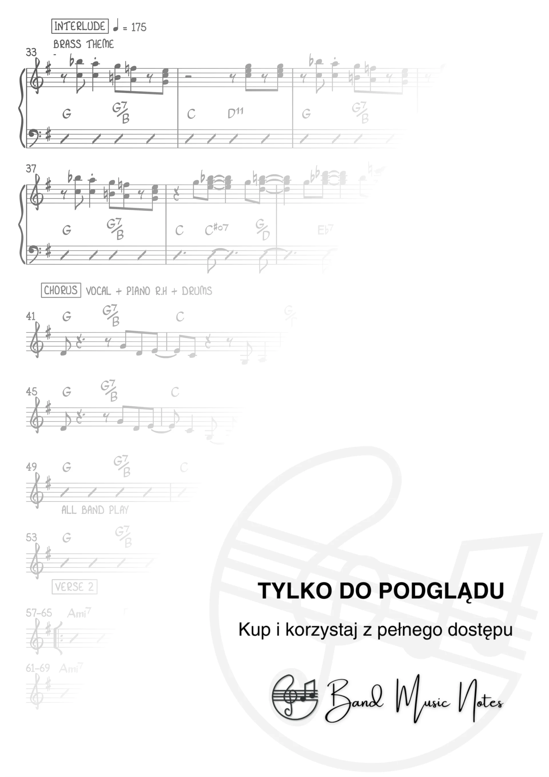 Danuta Błażejczyk - Taki cud i miód - Ver. live - Band Score_0002