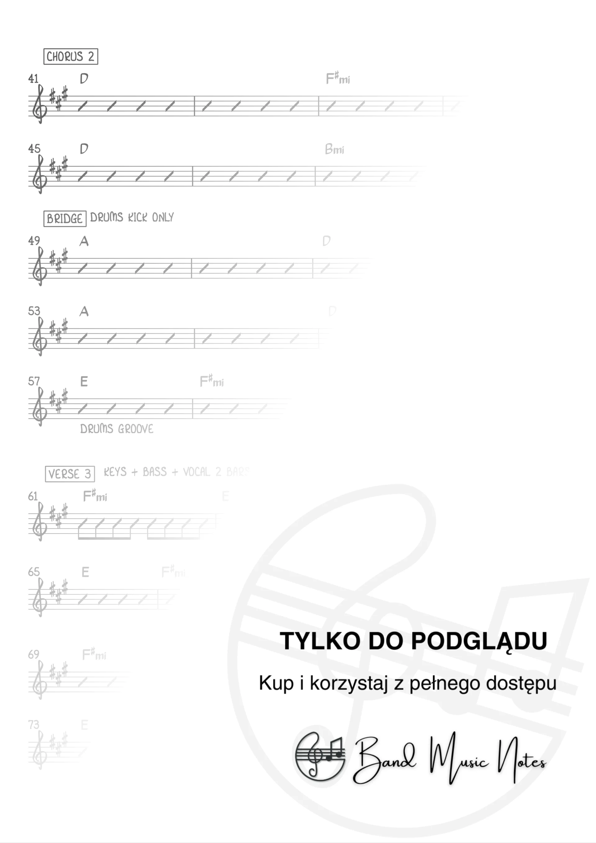 Dawid Podsiadło, Kaśka Sochacka - Samoloty - Band Score_0002
