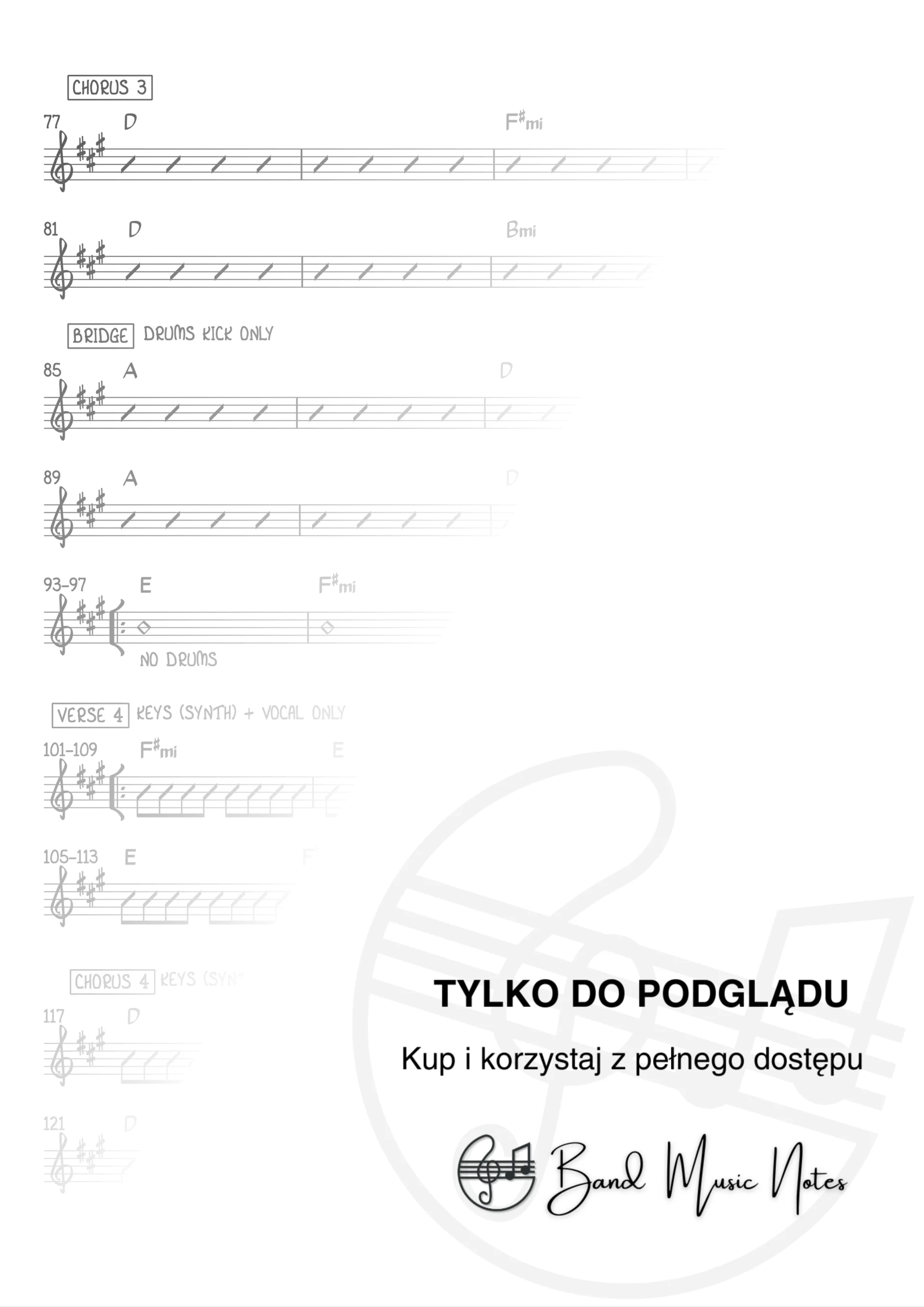 Dawid Podsiadło, Kaśka Sochacka - Samoloty - Band Score_0003