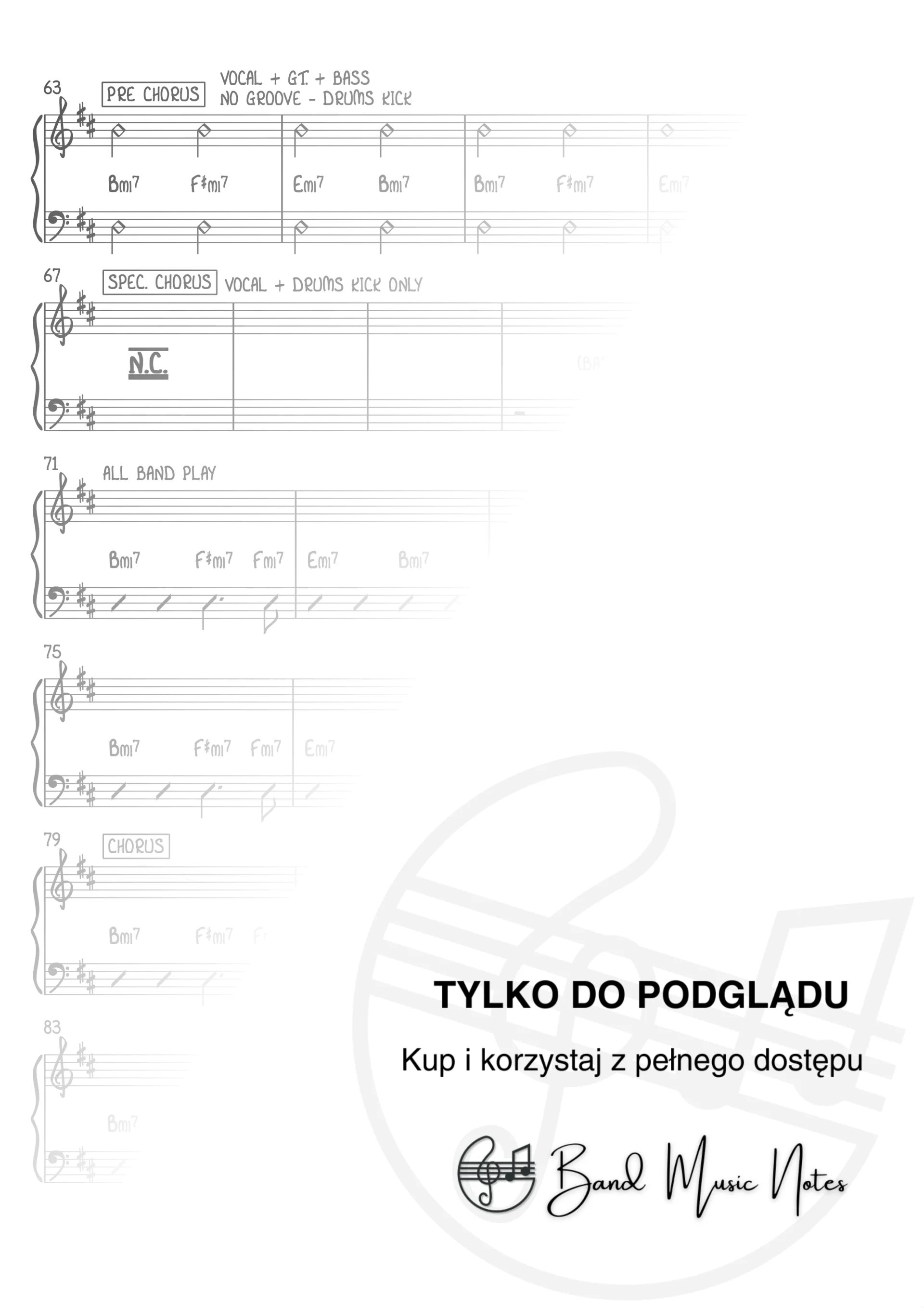 Dua Lipa - Levitating - Band Score_0004