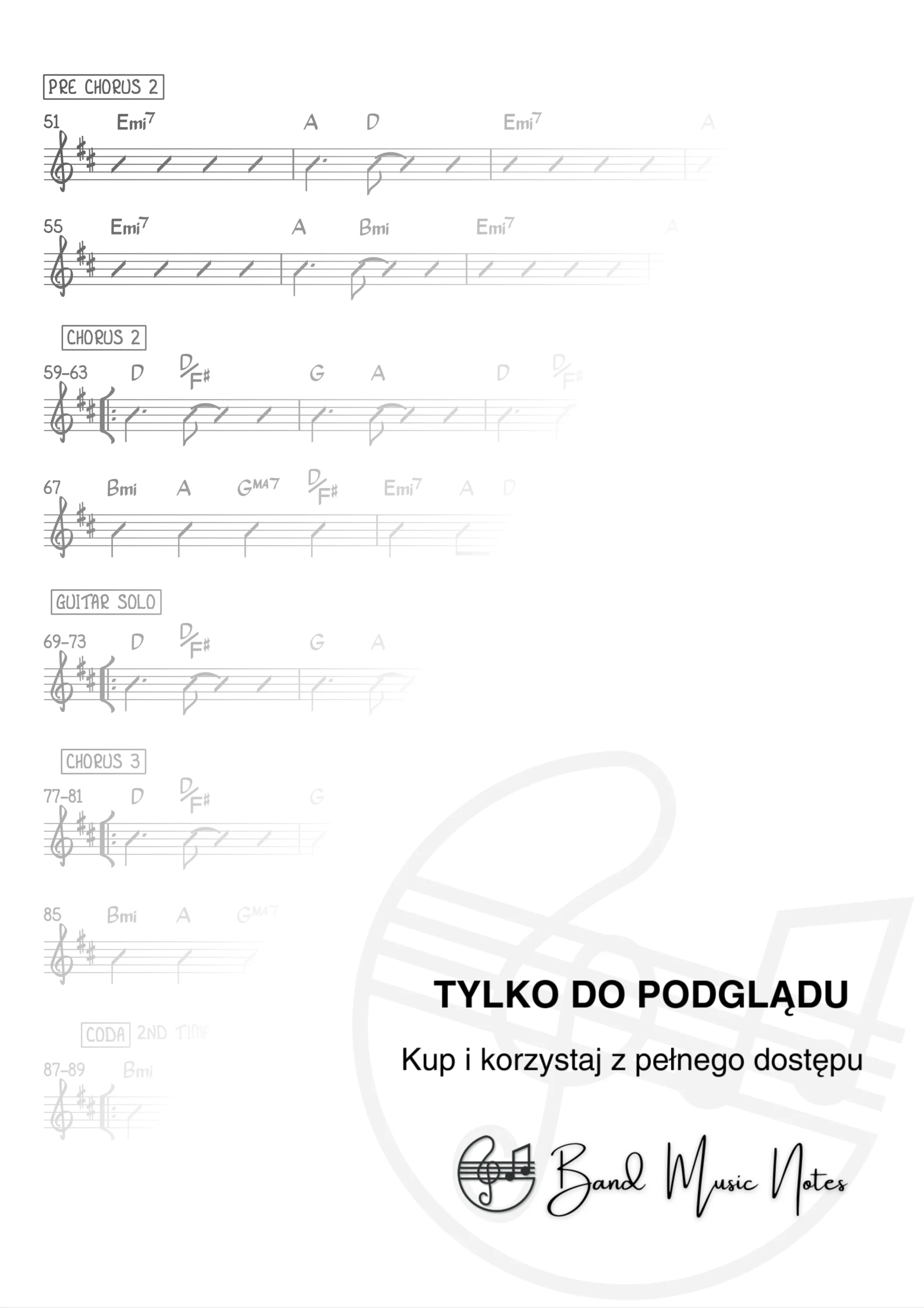 Ed Sheeran - Thinking Out Loud - Band Score_0002