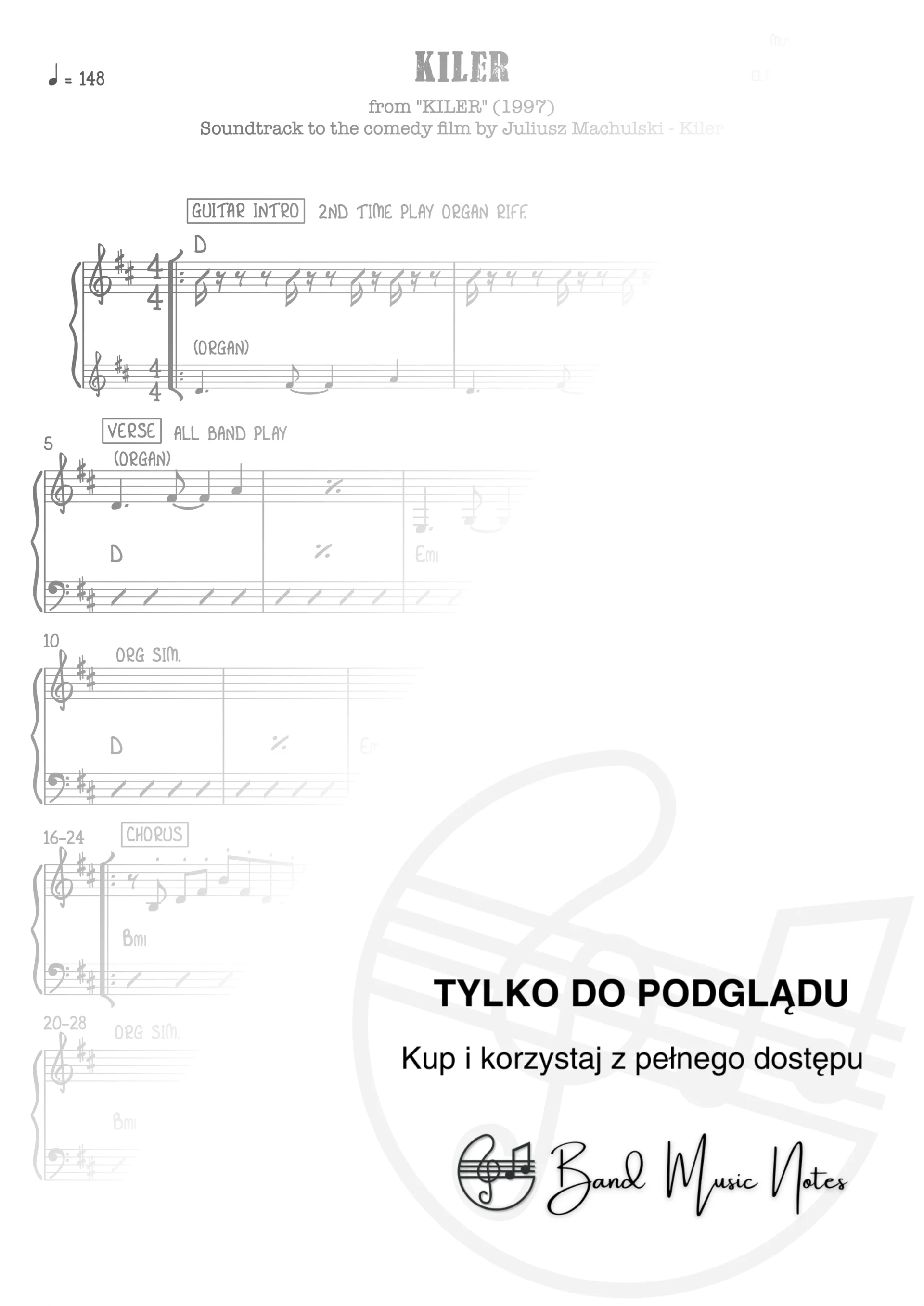 Elektryczne Gitary - Kiler - Band Score_0001