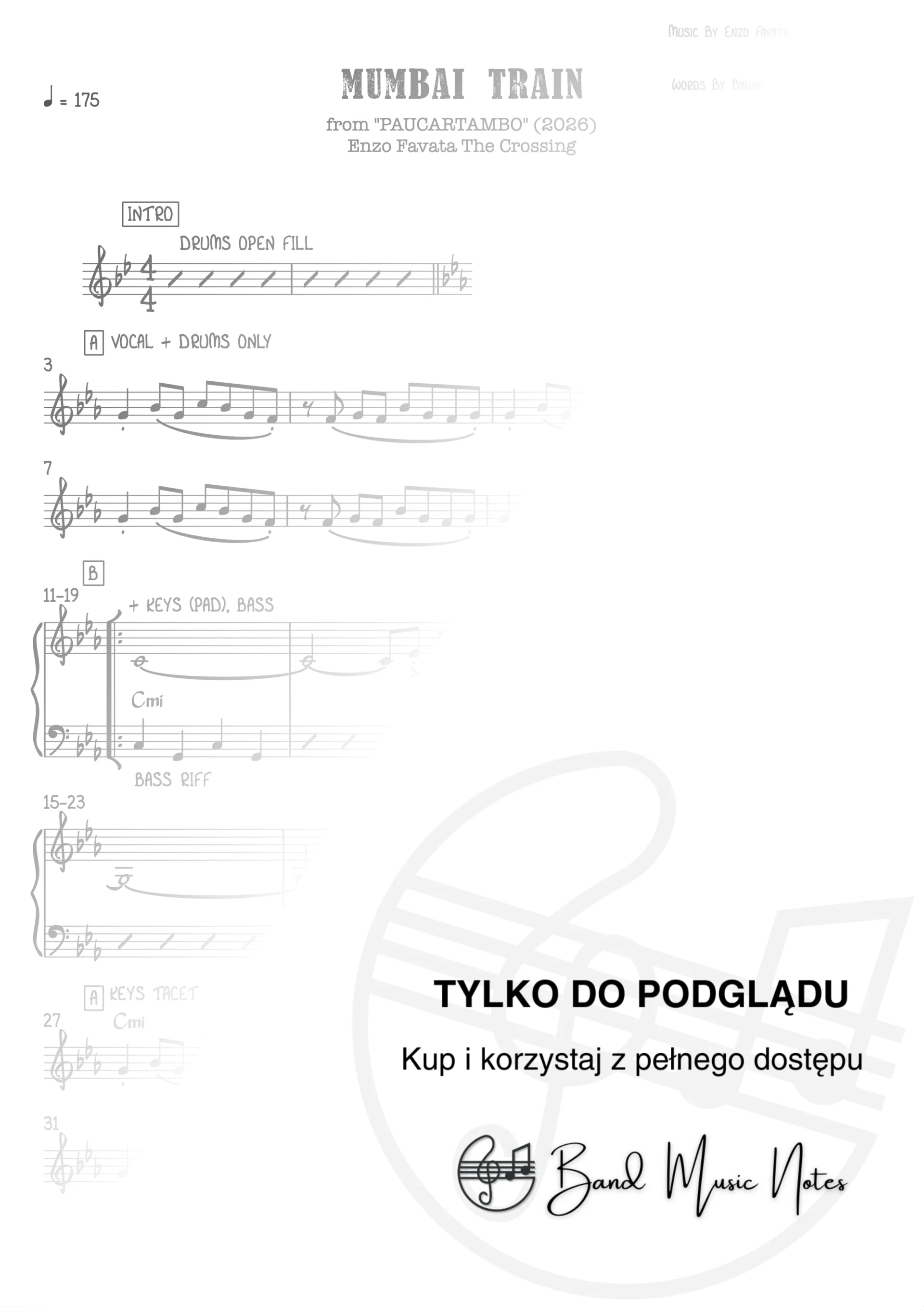 Enzo Favata - Mumbai Train - Band Score_0001
