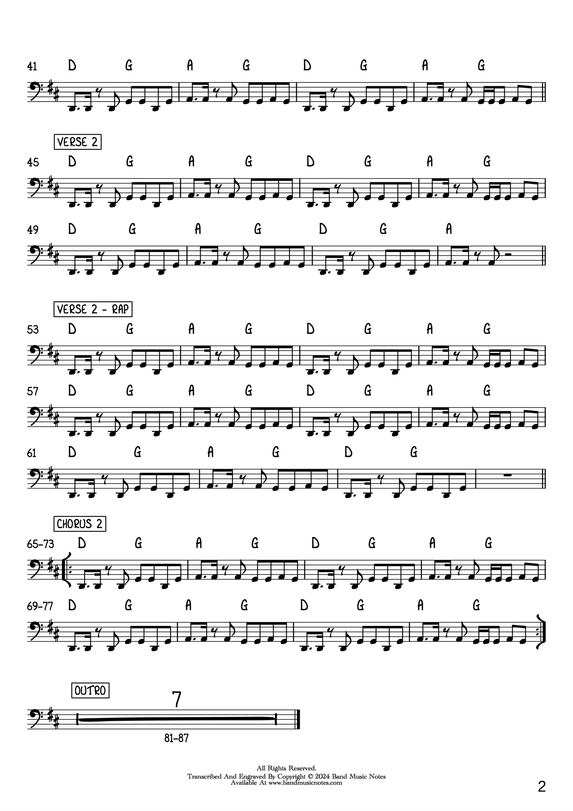 Fun Factory - I Wanna Be With You - Bass Guitar Part_0002