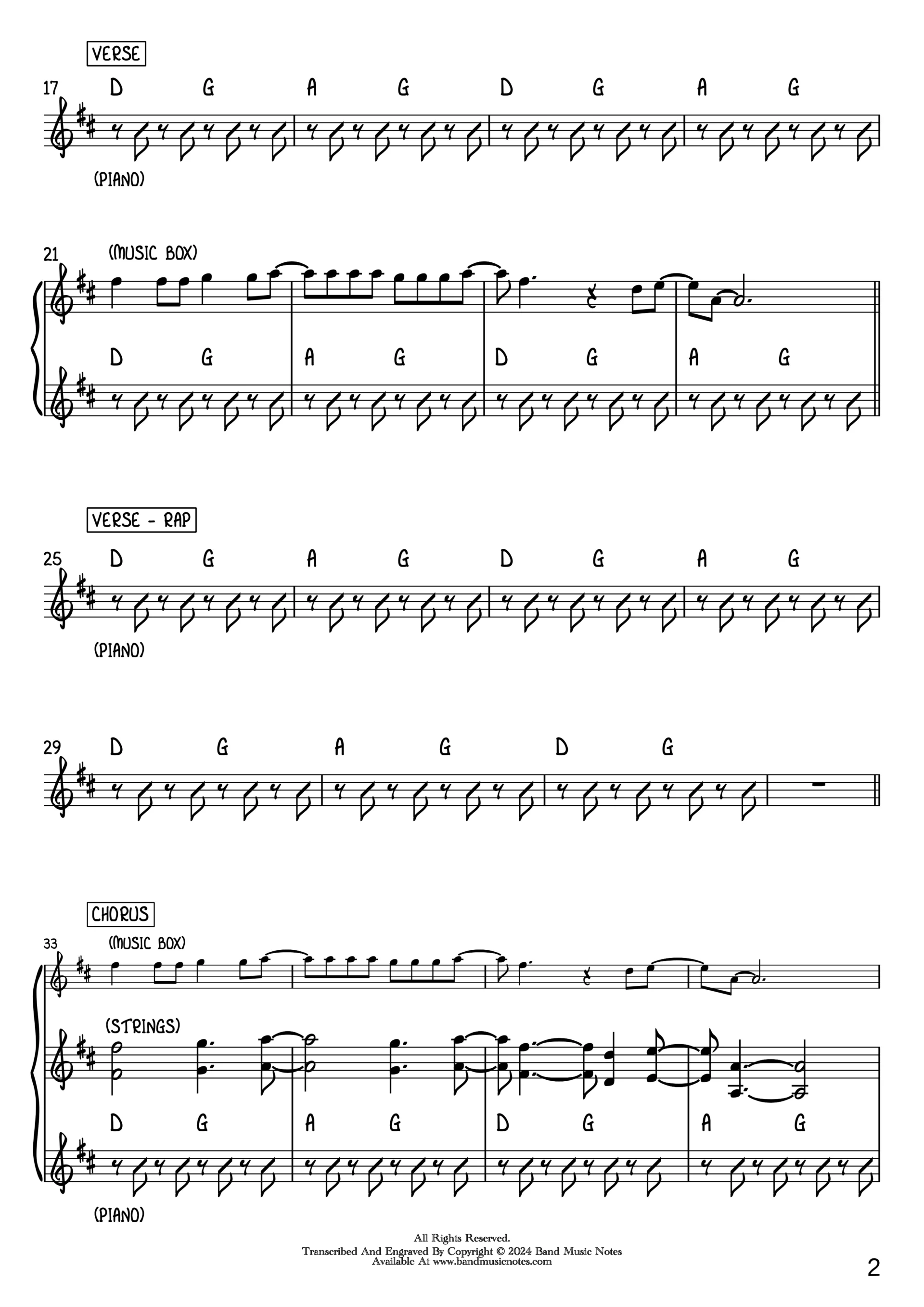 Fun Factory - I Wanna Be With You - Piano & Keyboard Part_0002