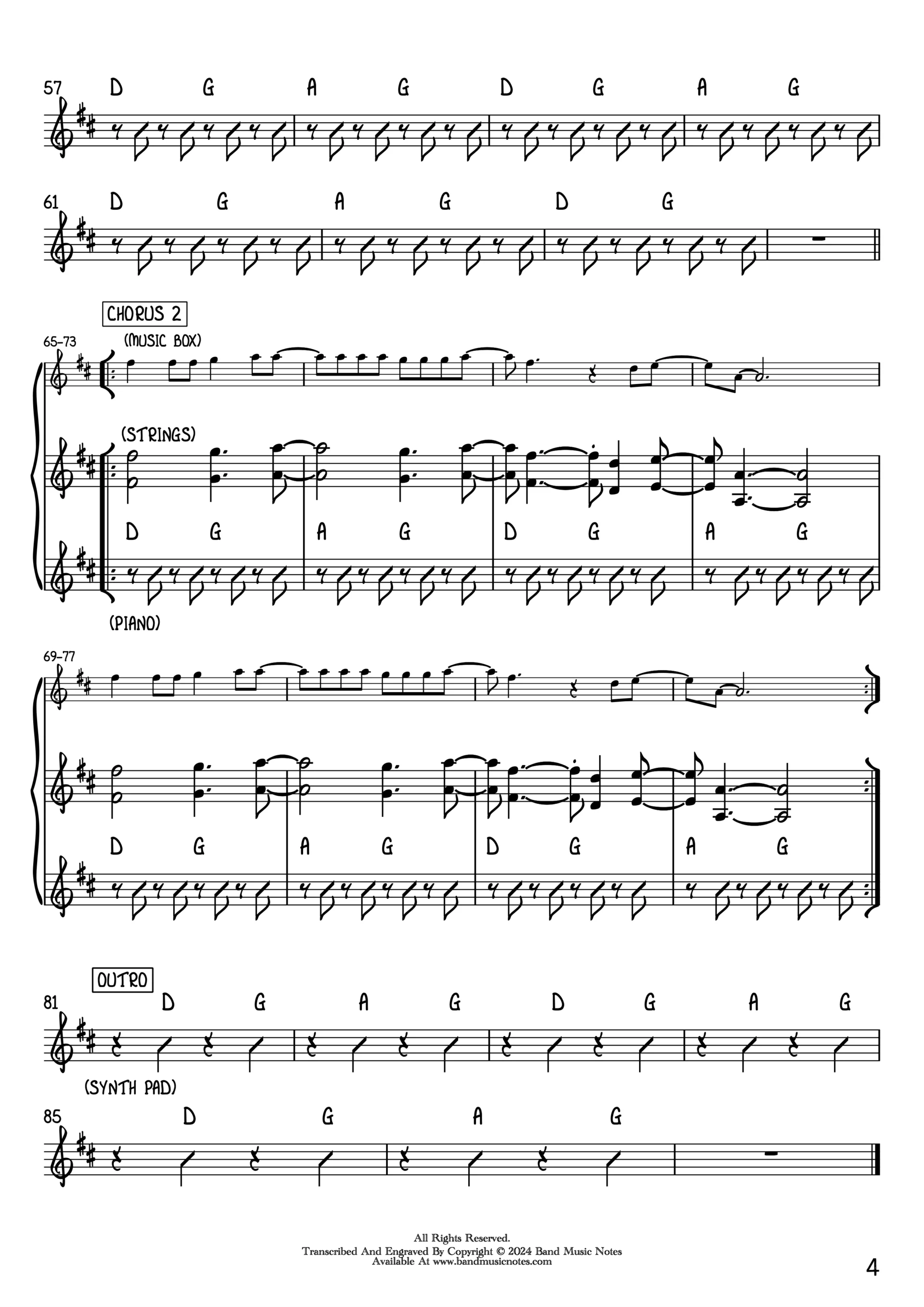 Fun Factory - I Wanna Be With You - Piano & Keyboard Part_0004