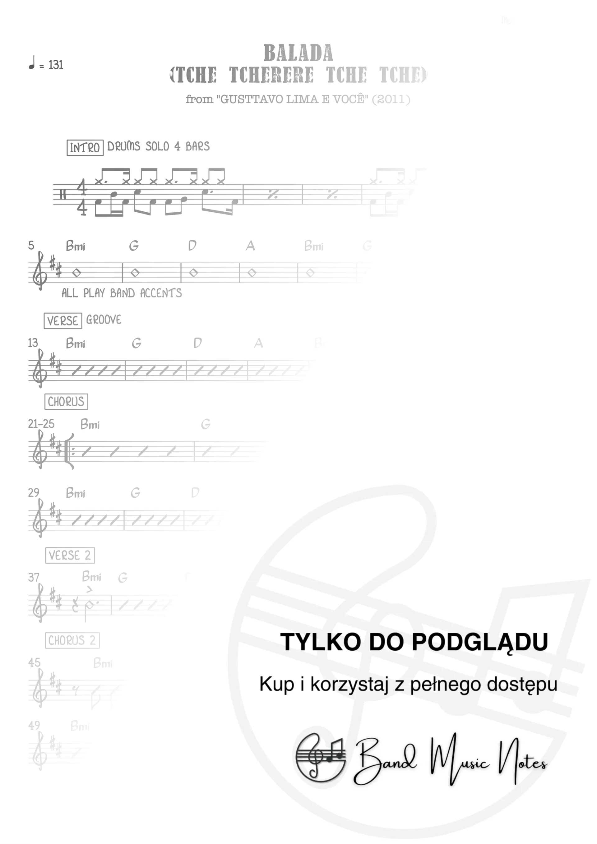 Gusttavo Lima - Balada (Tchê Tcherere Tchê Tchê) - Band Score_0001
