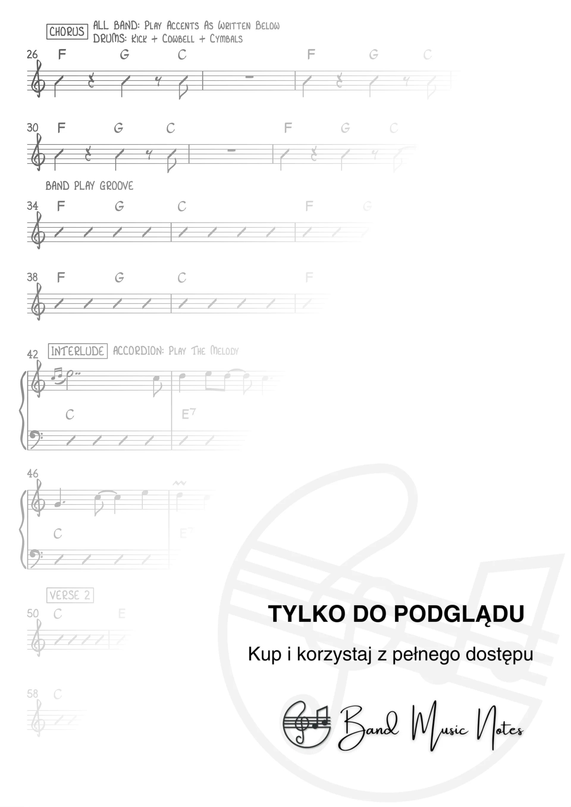 Ich Troje - Zawsze z tobą chciałbym być - Band Score_0002