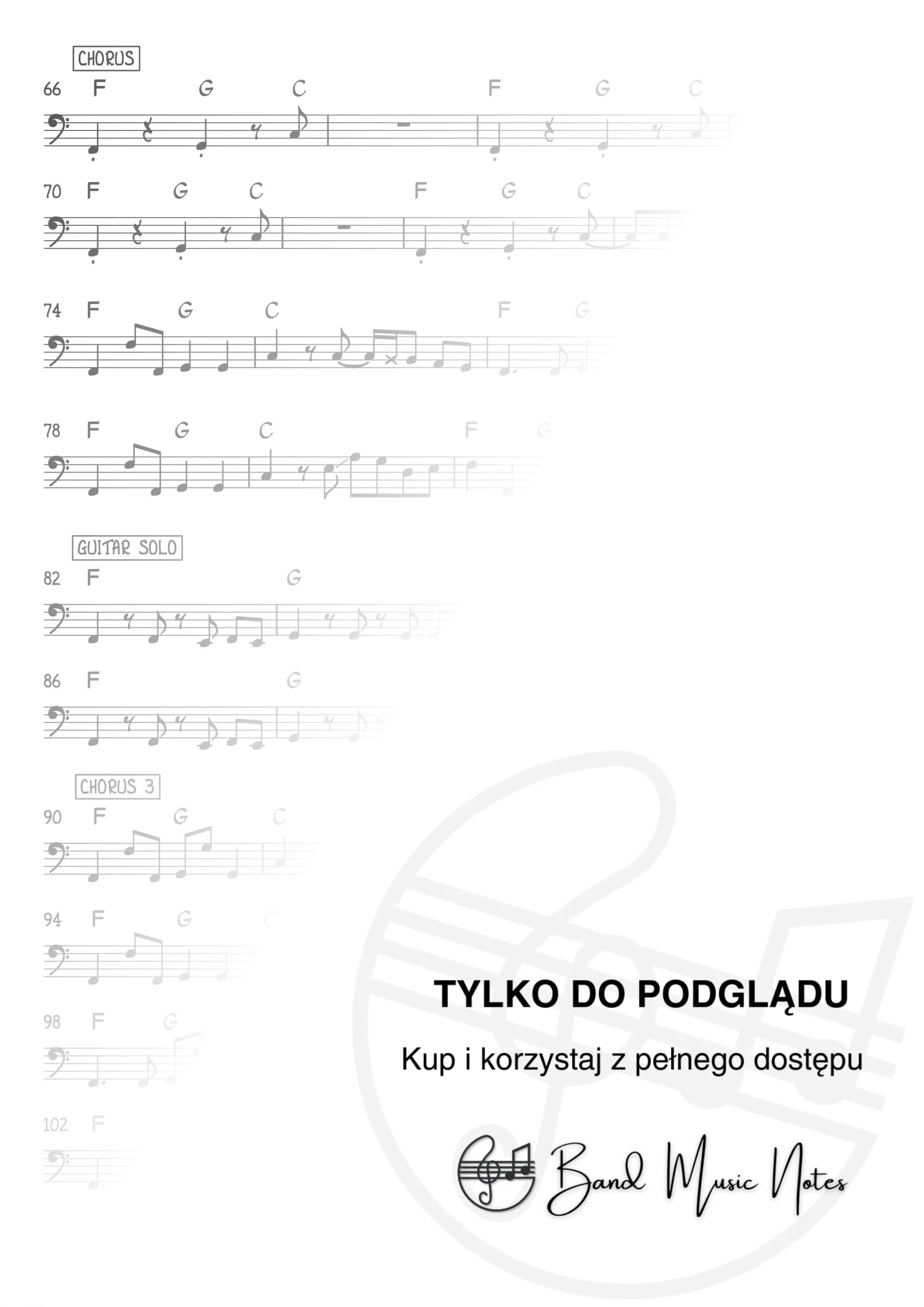 Ich Troje - Zawsze z tobą chciałbym być - Bass Guitar Part_0003