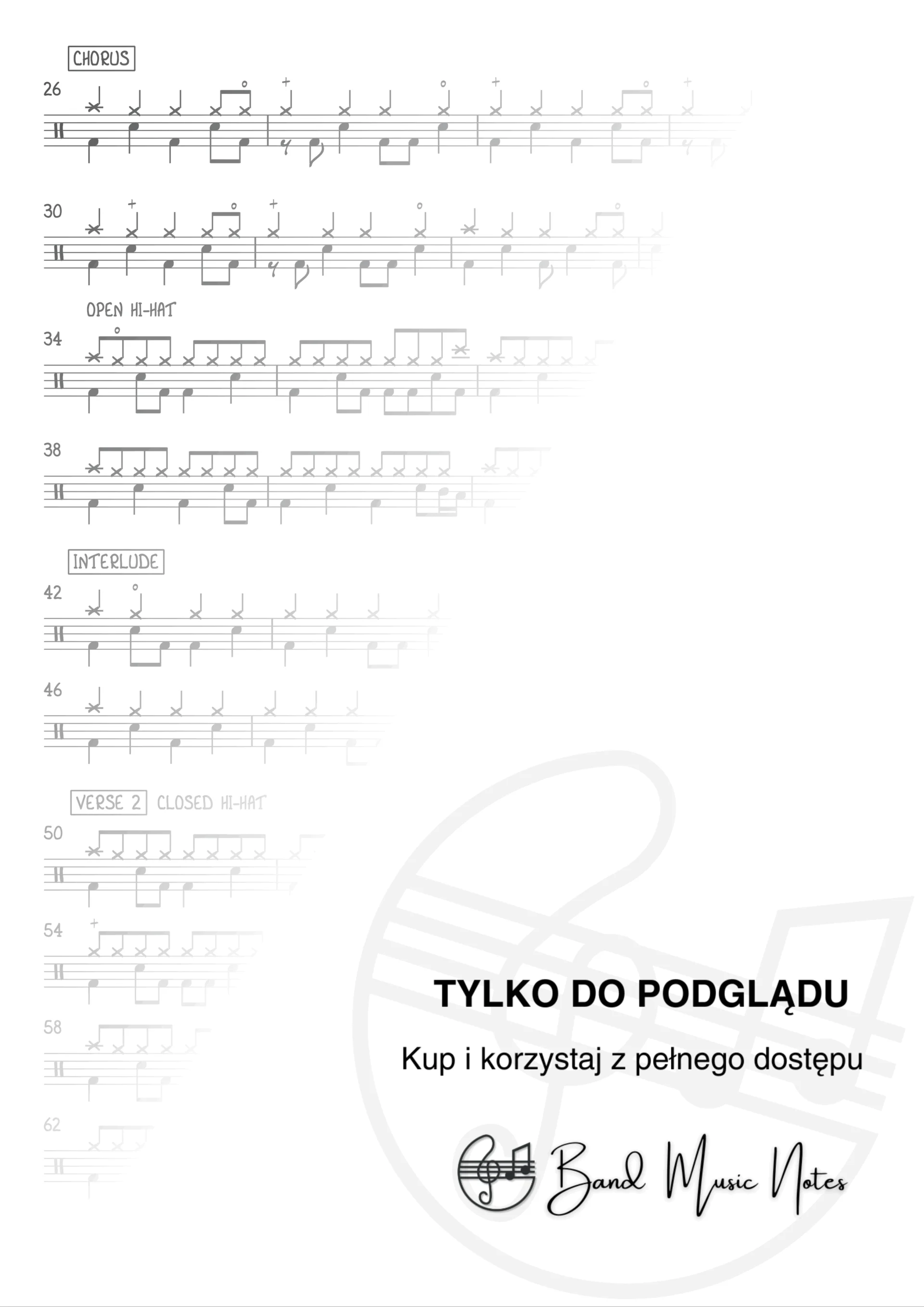 Ich Troje - Zawsze z tobą chciałbym być - Drum Set Part_0002
