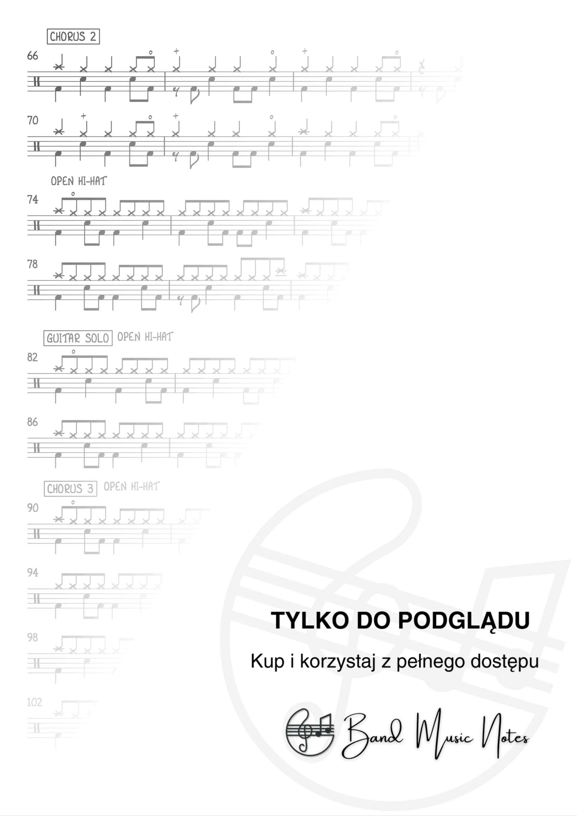 Ich Troje - Zawsze z tobą chciałbym być - Drum Set Part_0003