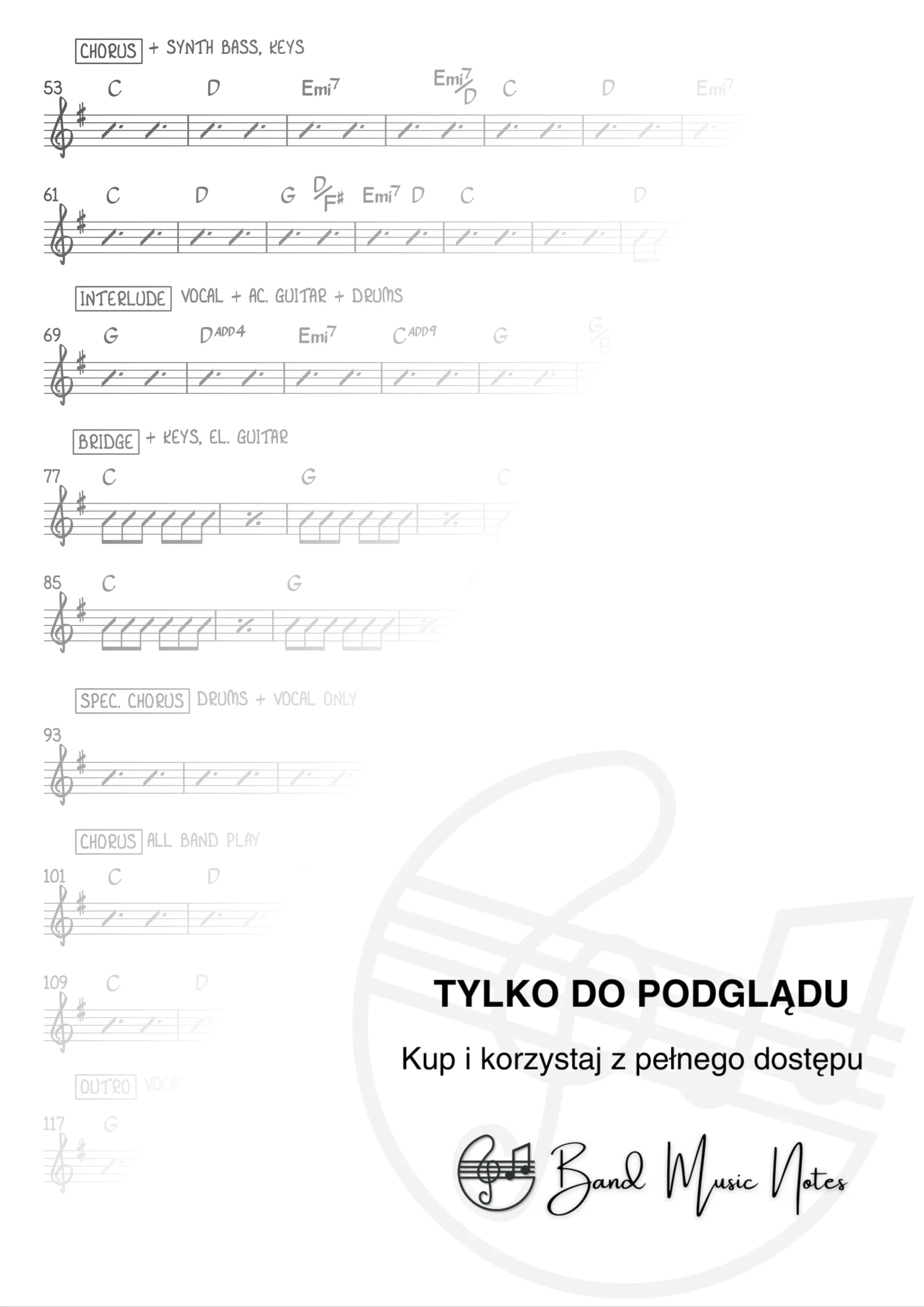 Jessie Ware - Say You Love Me - Band Score_0002