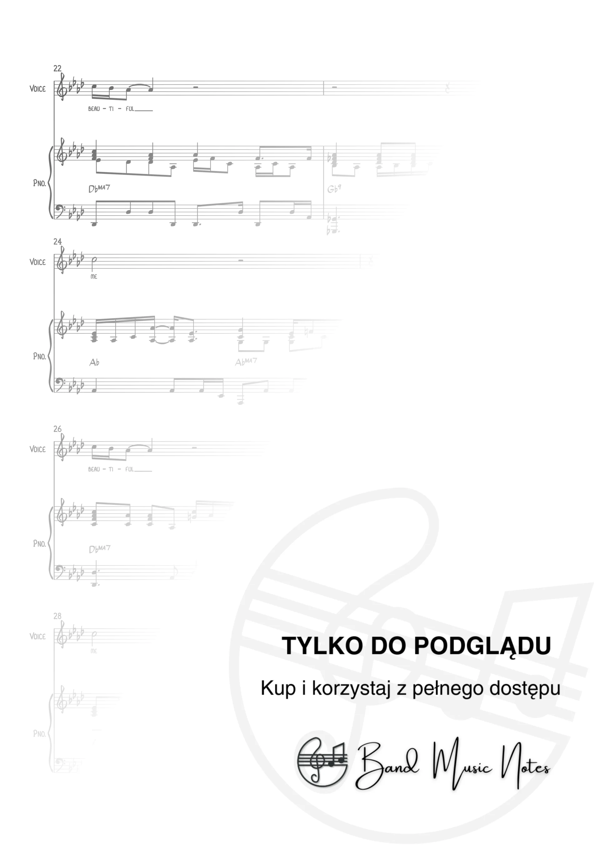 Joe Cocker - You Are So Beautiful - Piano & Vocal Score_0004