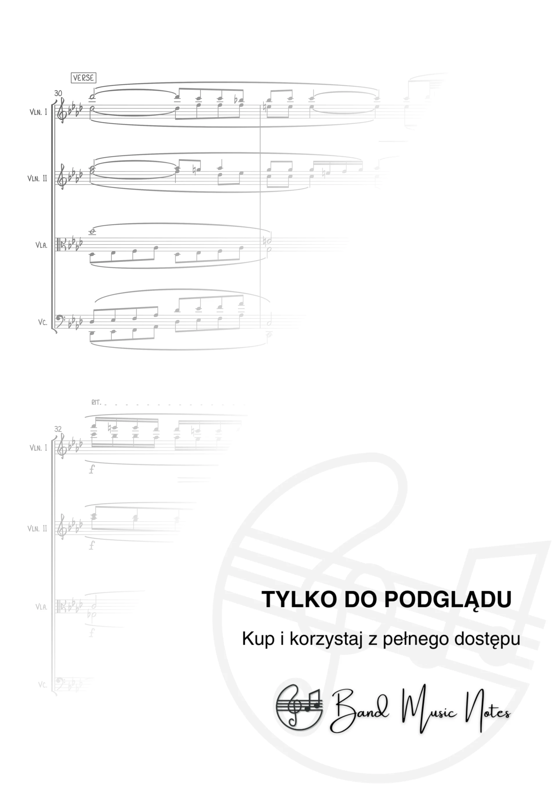 Joe Cocker - You Are So Beautiful - String Quartet Score_0002
