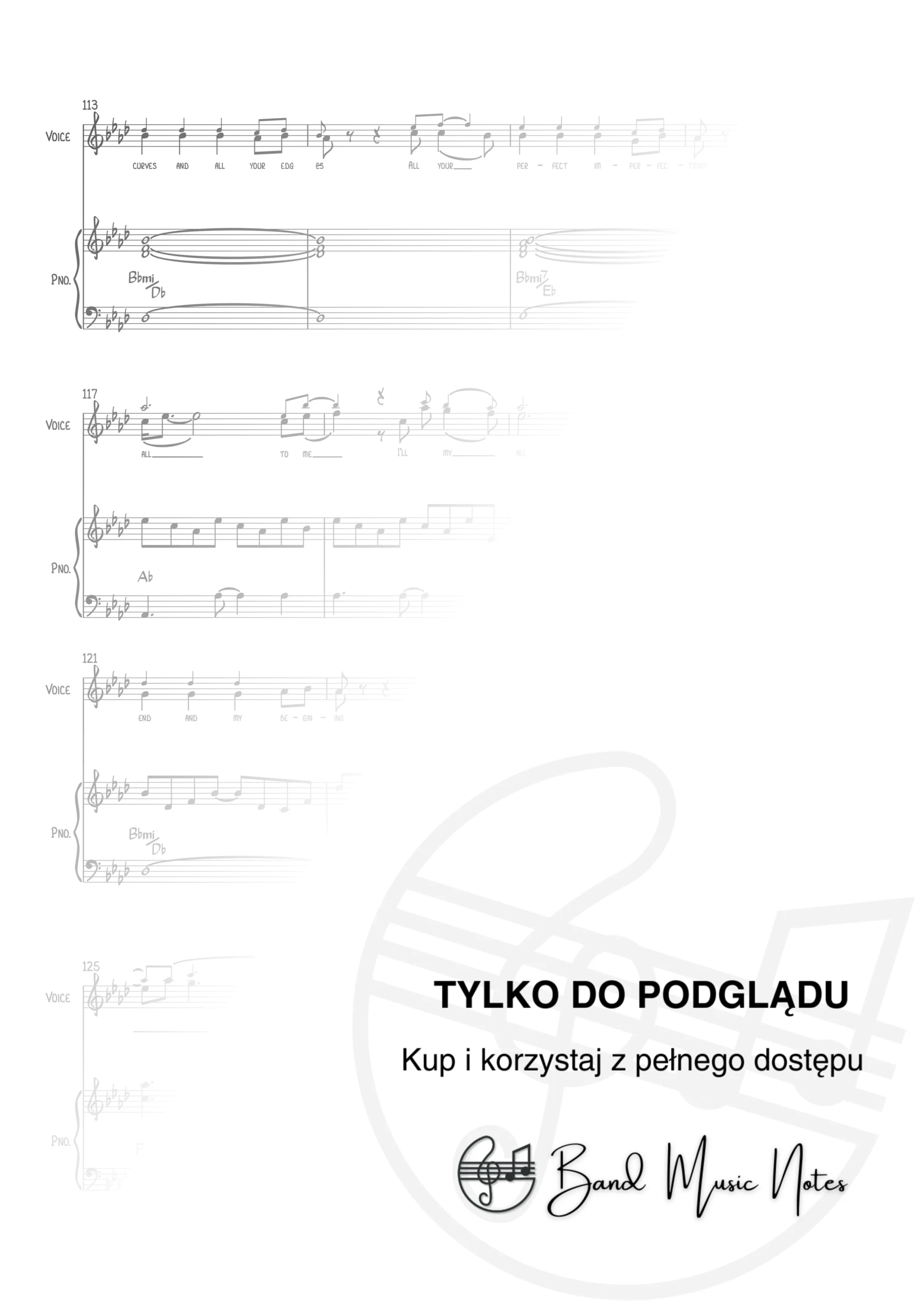 John Legend - All Of Me - Piano & Vocal Score_0008