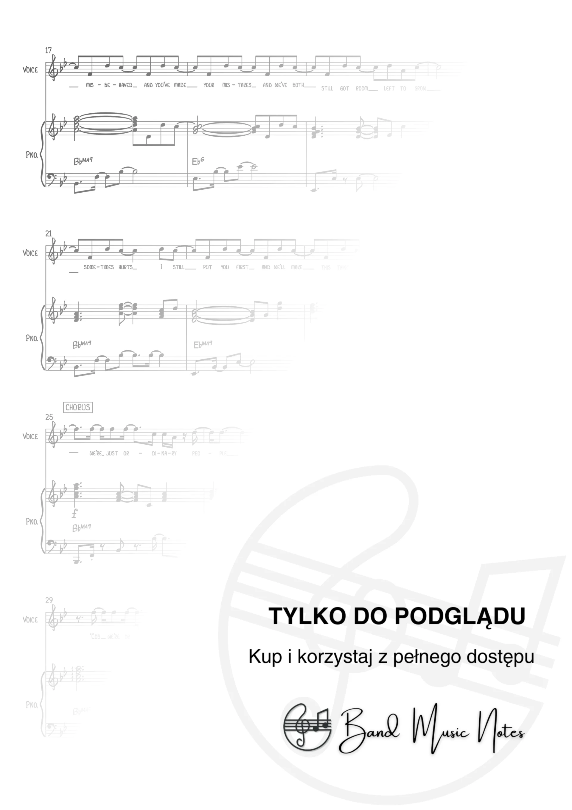 John Legend - Ordinary People - Piano & Vocal Score_0002