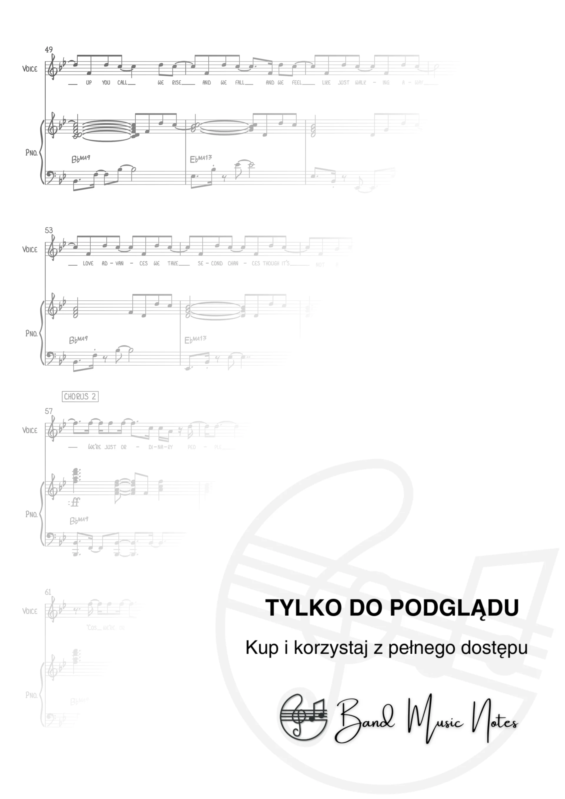 John Legend - Ordinary People - Piano & Vocal Score_0004