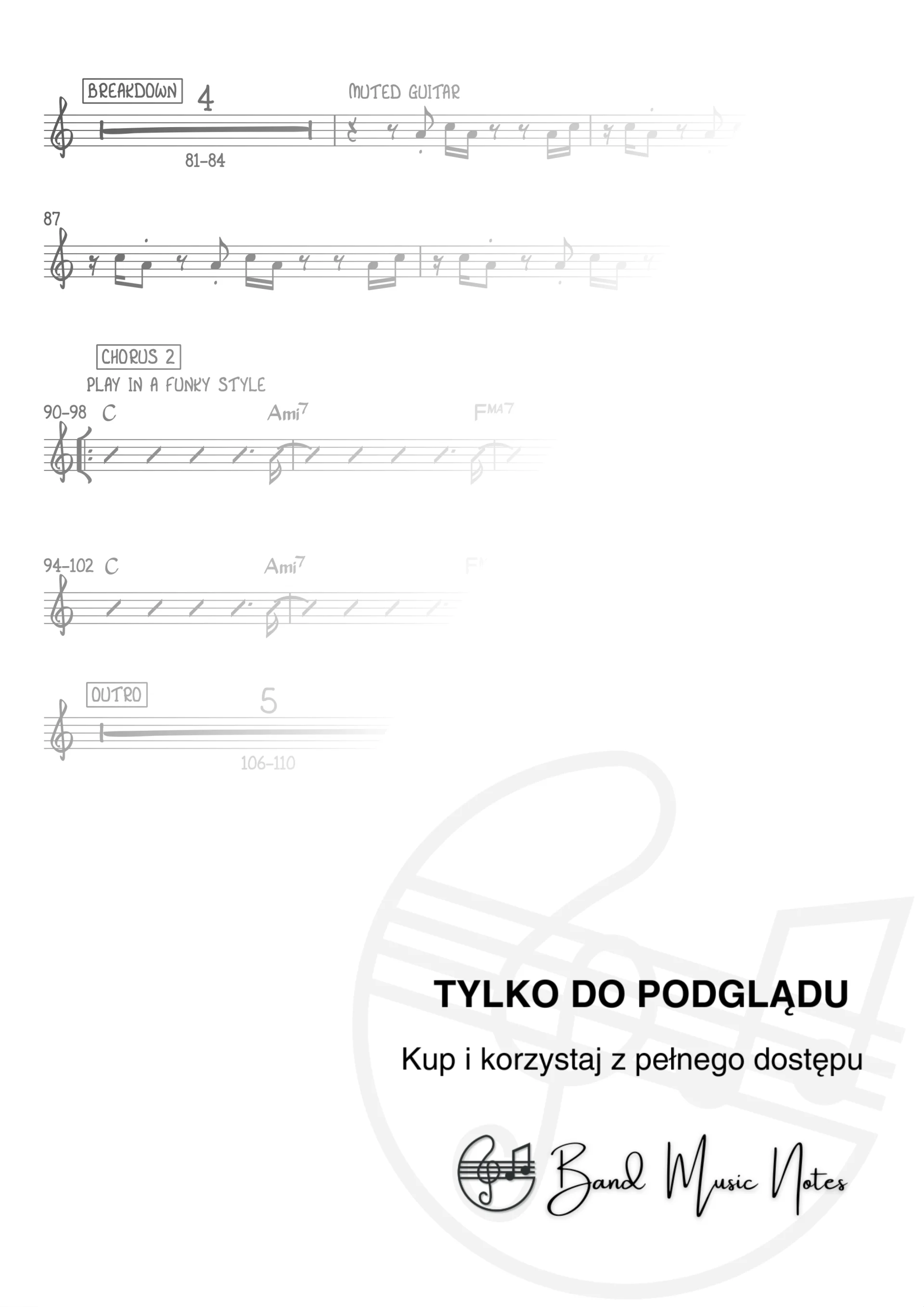 Justin Timberlake - Can't Stop The Feeling! - Electric Guitar Part_0003