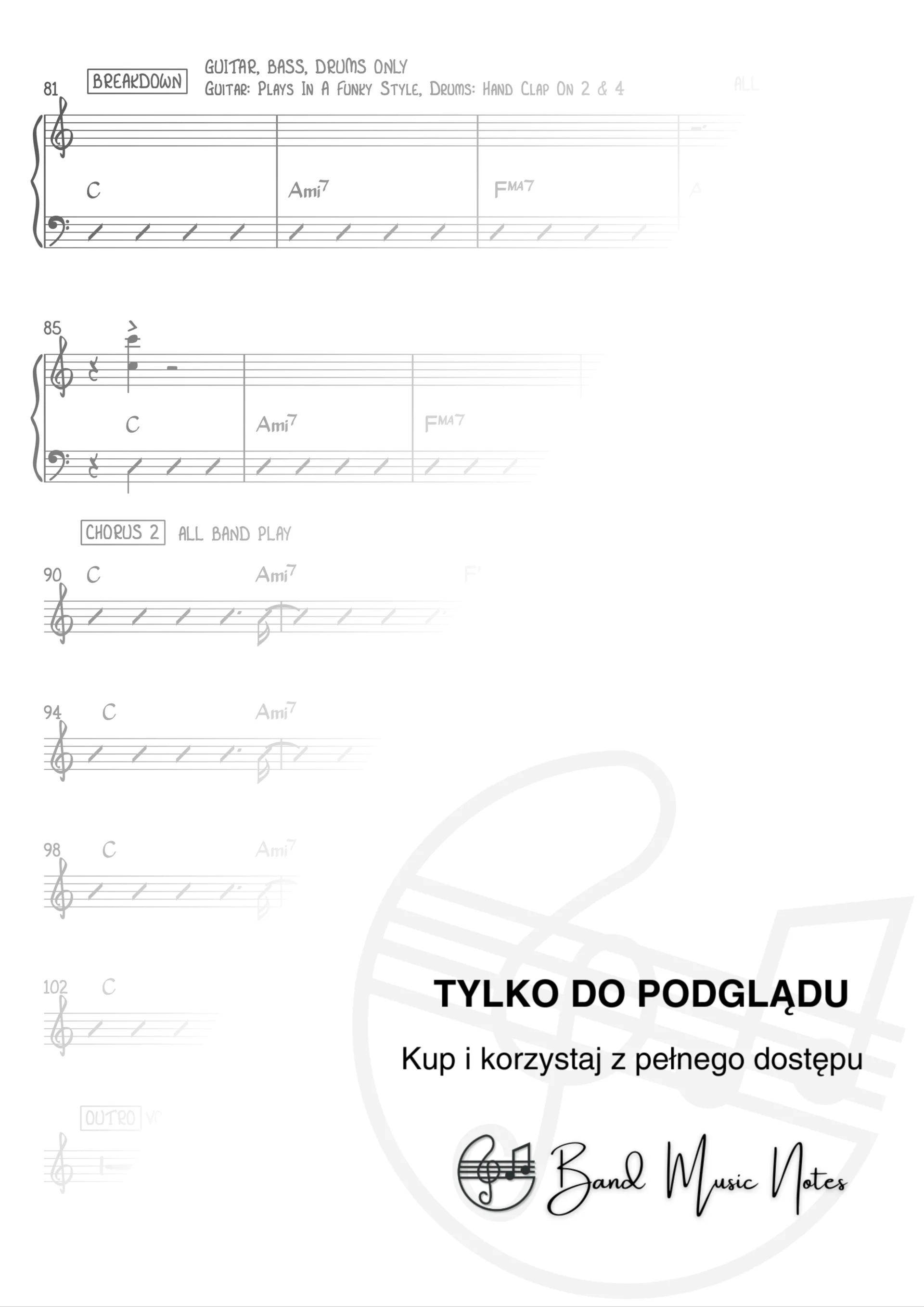 Justin Timberlake - Can't Stop The Feeling! - Ver. live - Band Score_0003