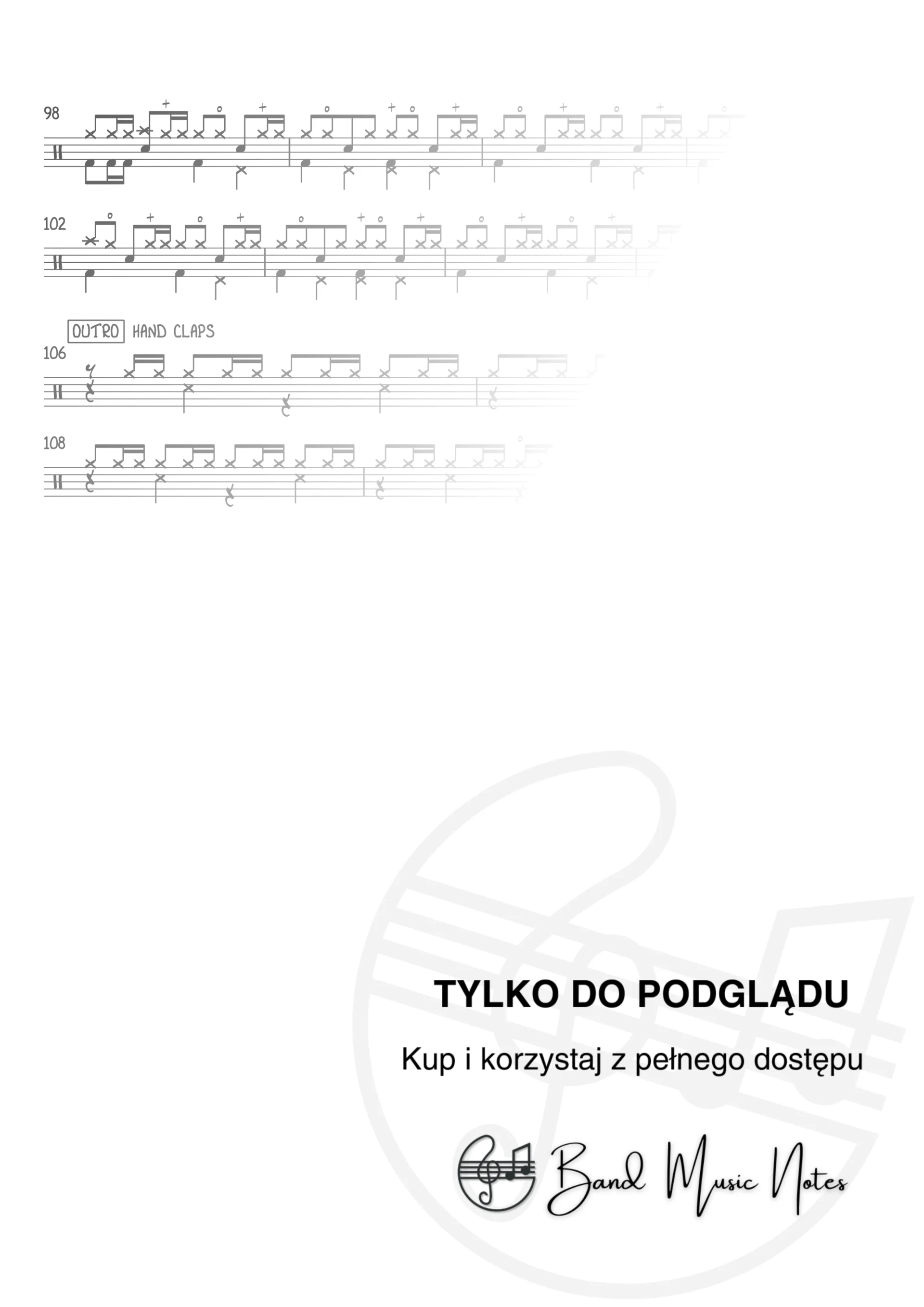 Justin Timberlake - Can't Stop The Feeling! - Ver. live - Drum Set Part_0004