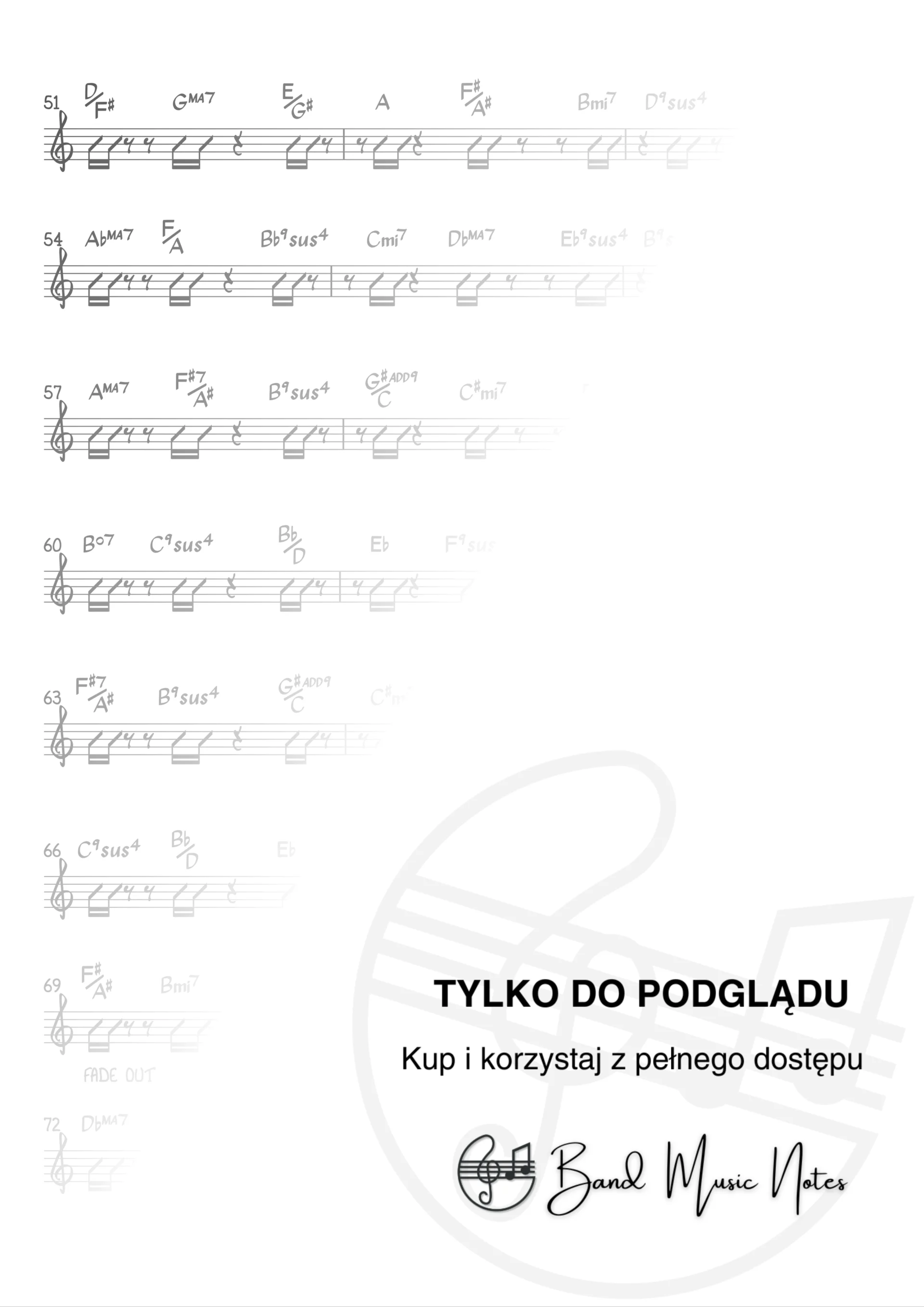 Kuba Badach - Masz przewrócone w głowie - Band Score_0003