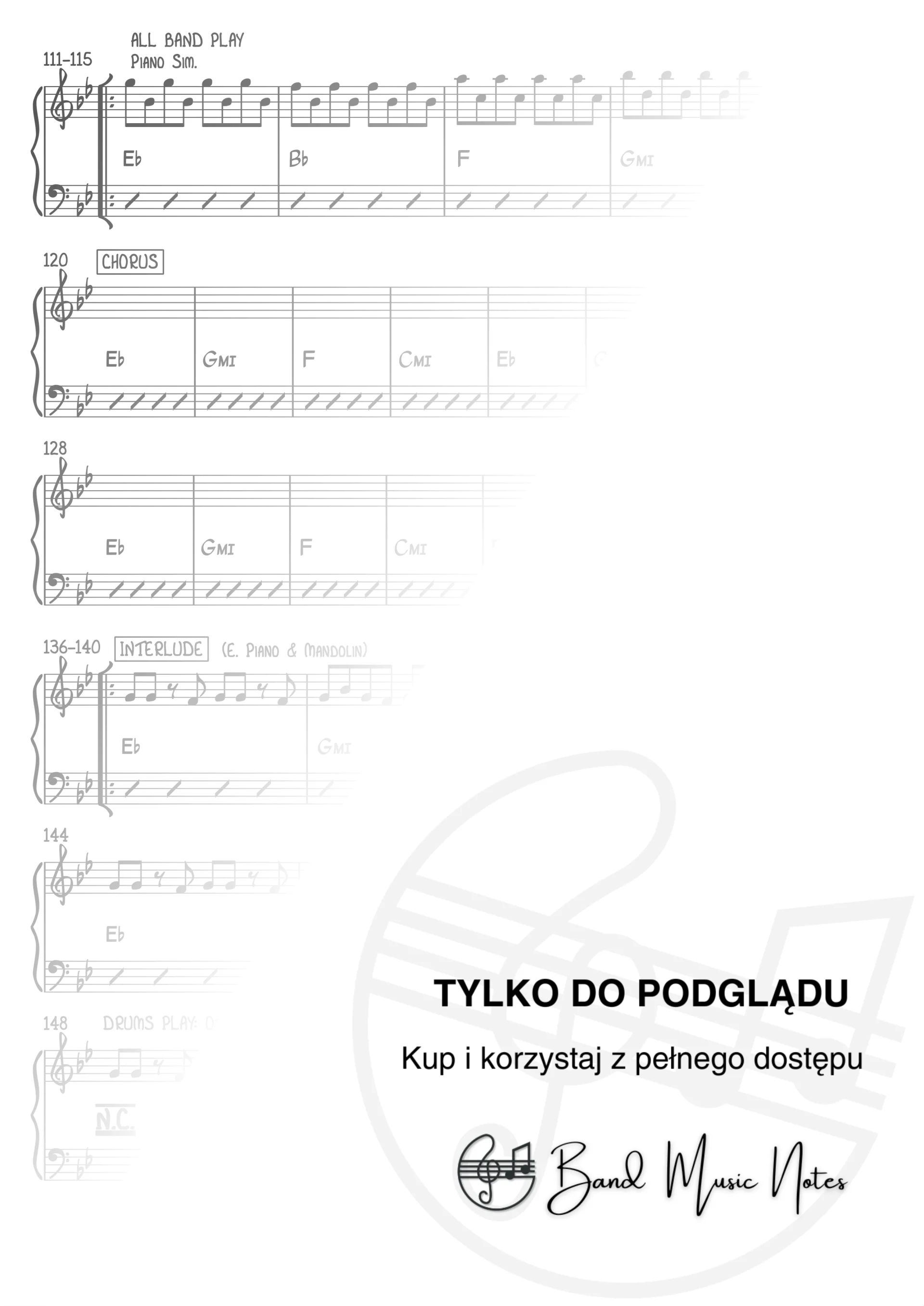 Kwiat Jabłoni - Byłominęło - Band Score_0004