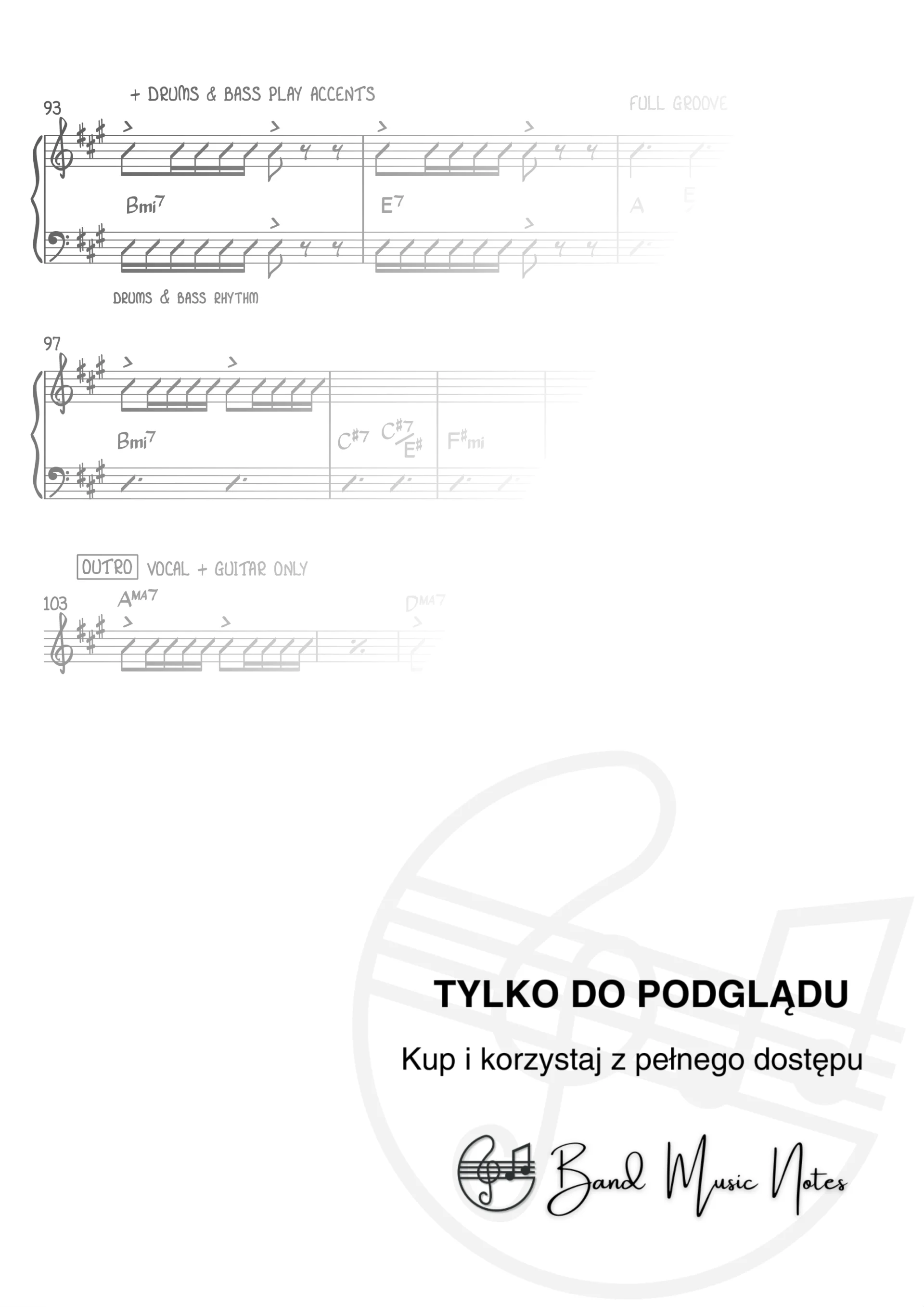 Lady Gaga, Bruno Mars - Die With A Smile - Band Score_0004