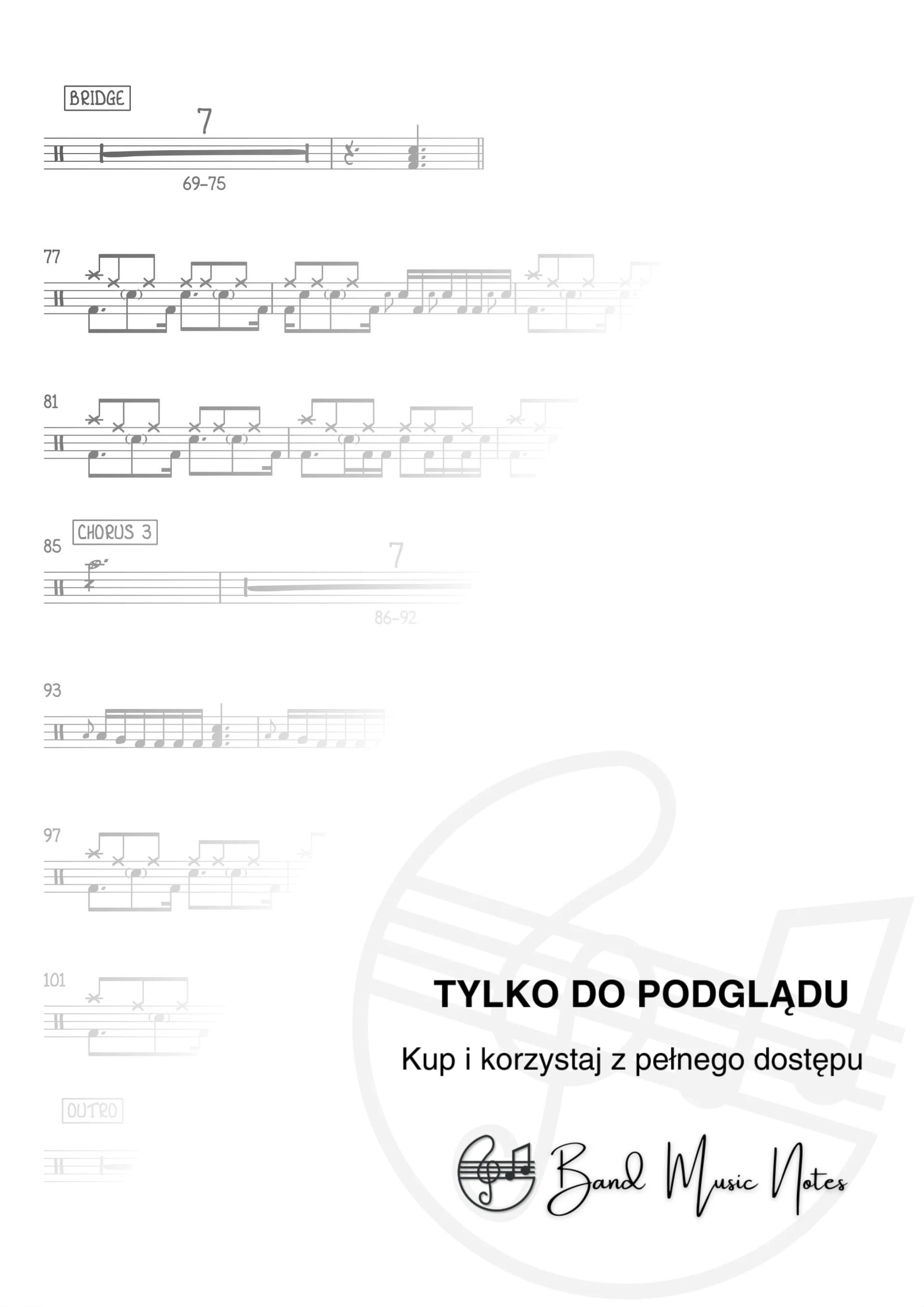 Lady Gaga, Bruno Mars - Die With A Smile - Drum Set Part_0003
