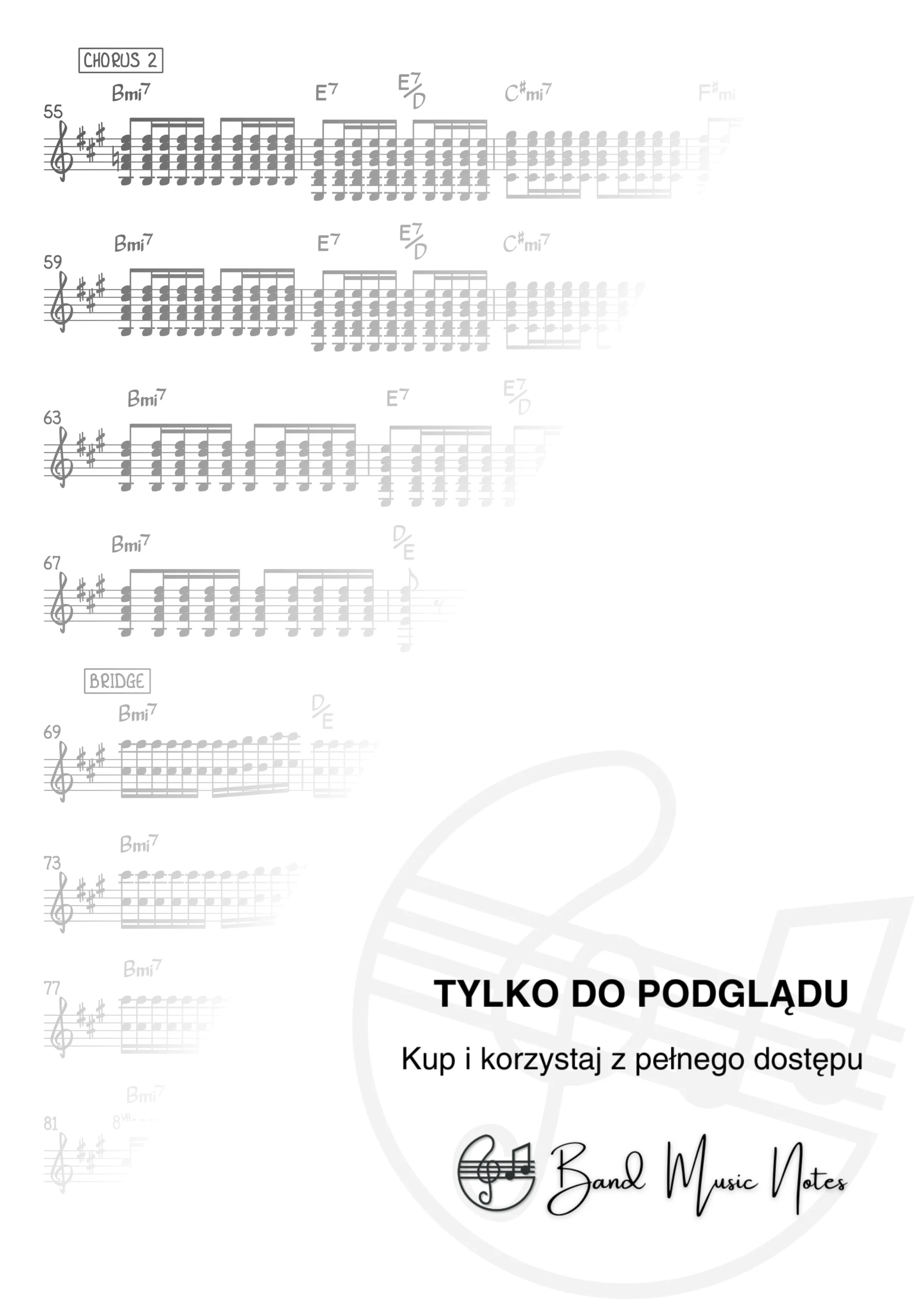 Lady Gaga, Bruno Mars - Die With A Smile - Electric Guitar 1 Part - Standard Notation_0003