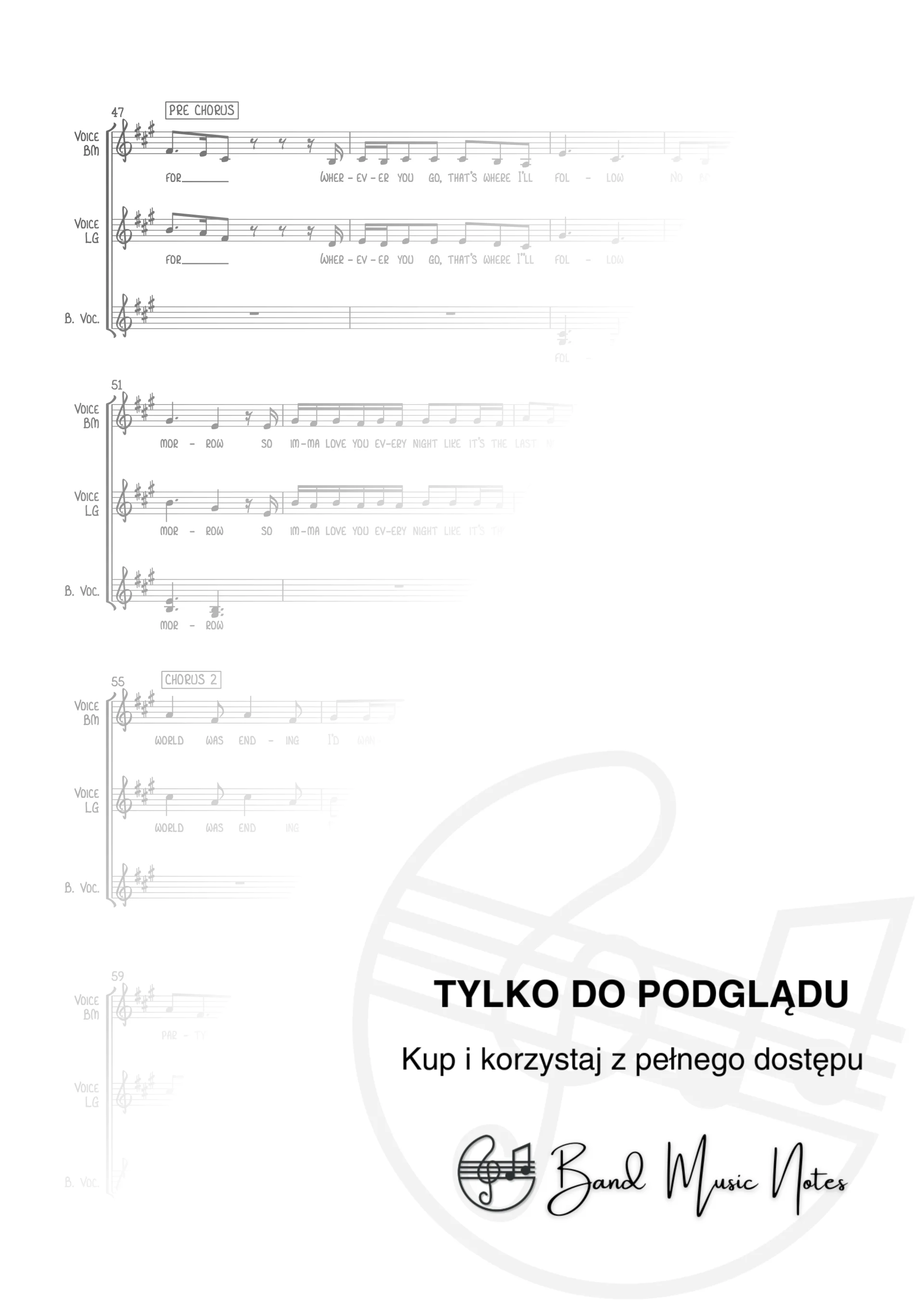 Lady Gaga, Bruno Mars - Die With A Smile - Vocal & Backing Vocal Score_0004